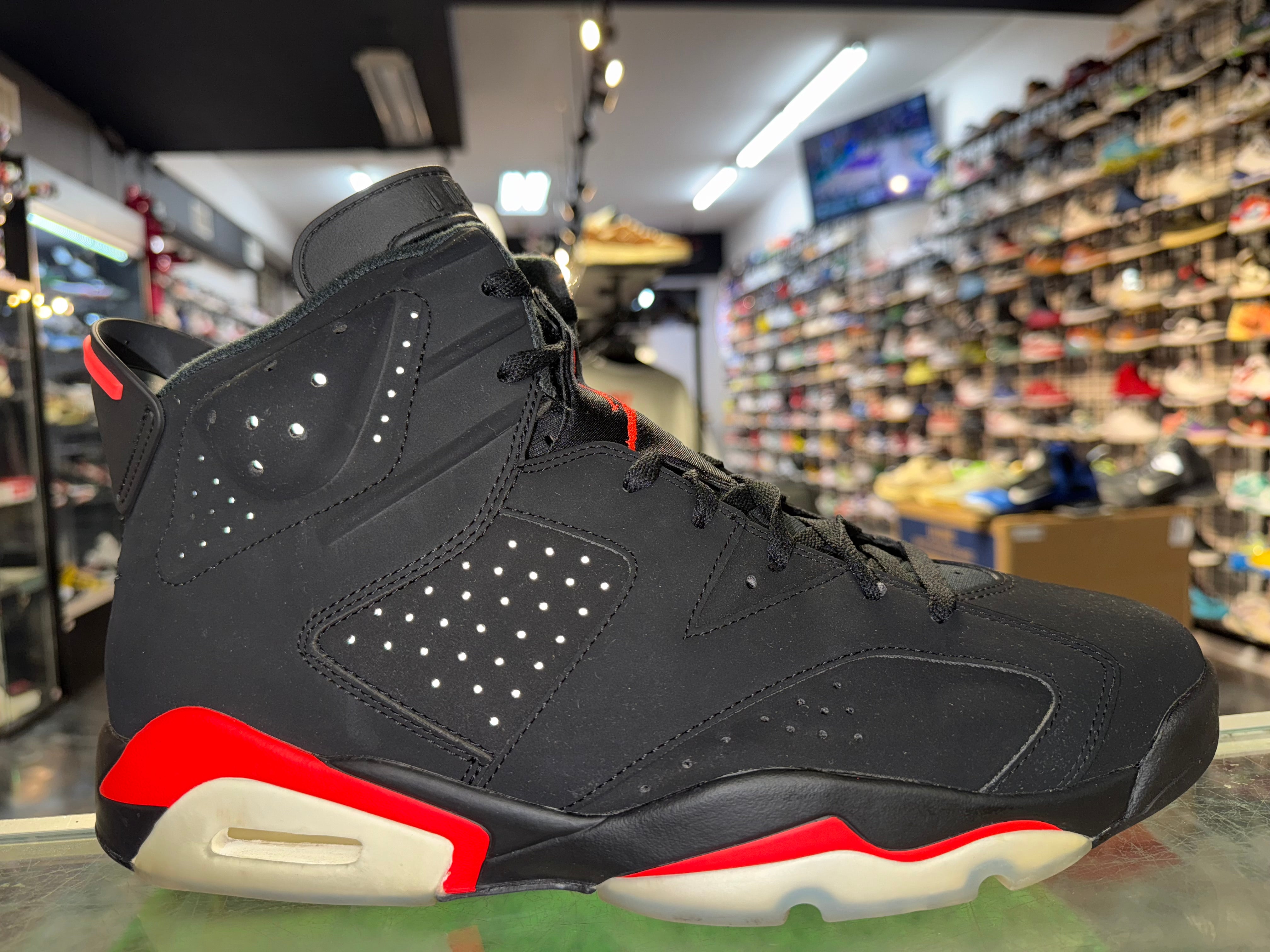 Size 13 Air Jordan 6 "Black Infrared"