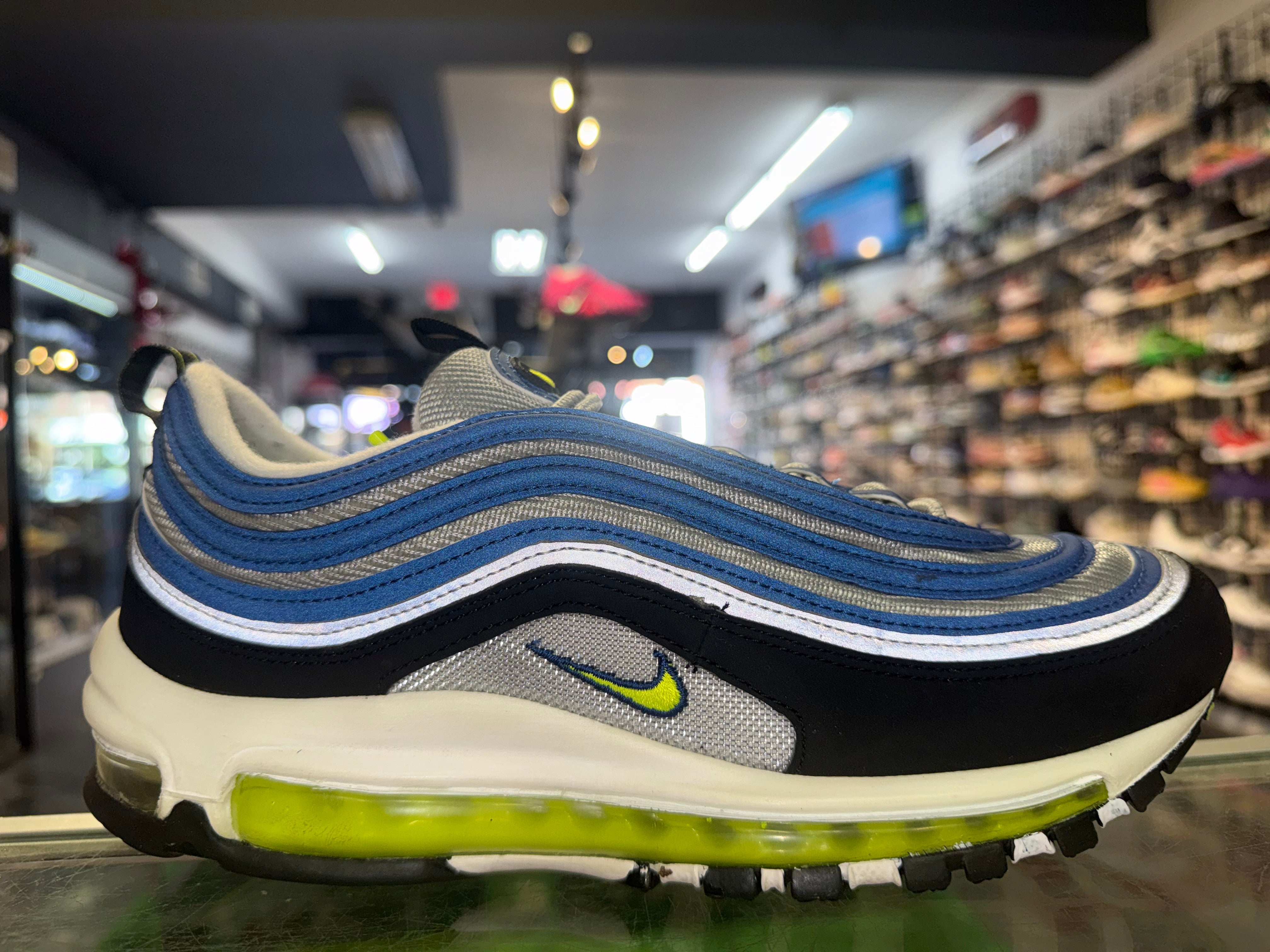 Size 8 Air Max 97 “Atlantic Blue Voltage Yellow”