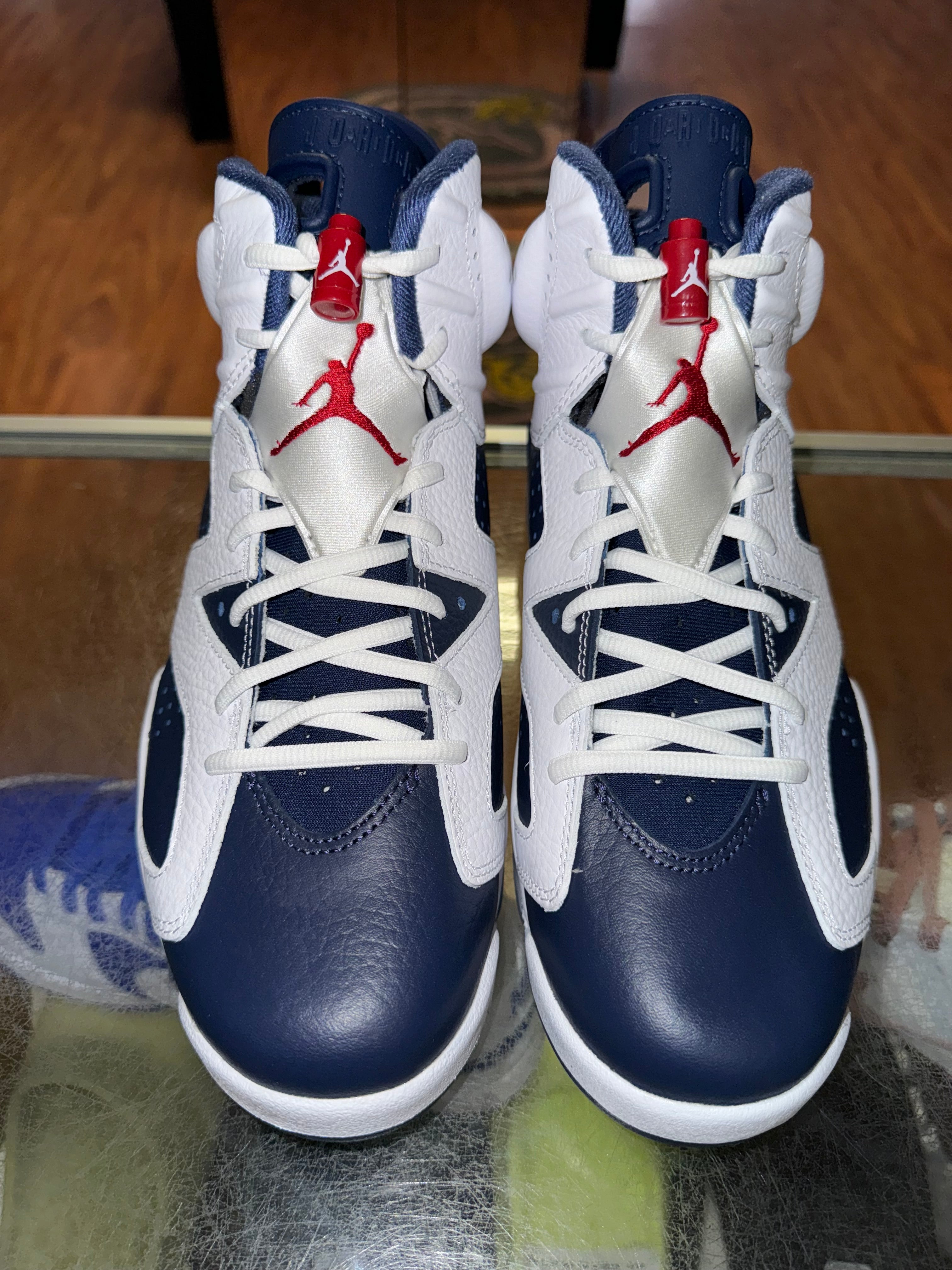 Size 10 Air Jordan 6 "Olympic" 2024 Brand New