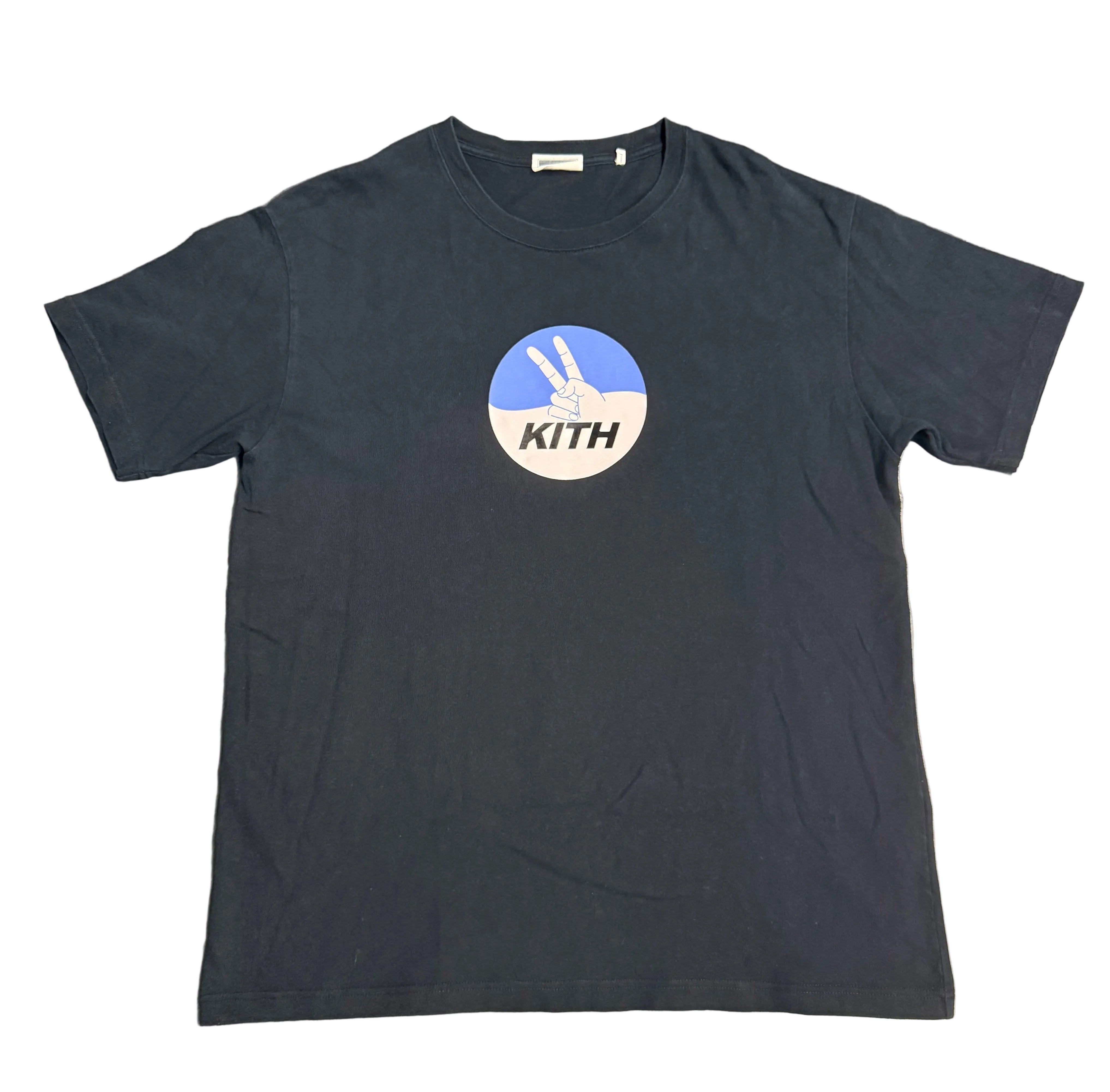 Size L Kith Peace Out Tee “Black”