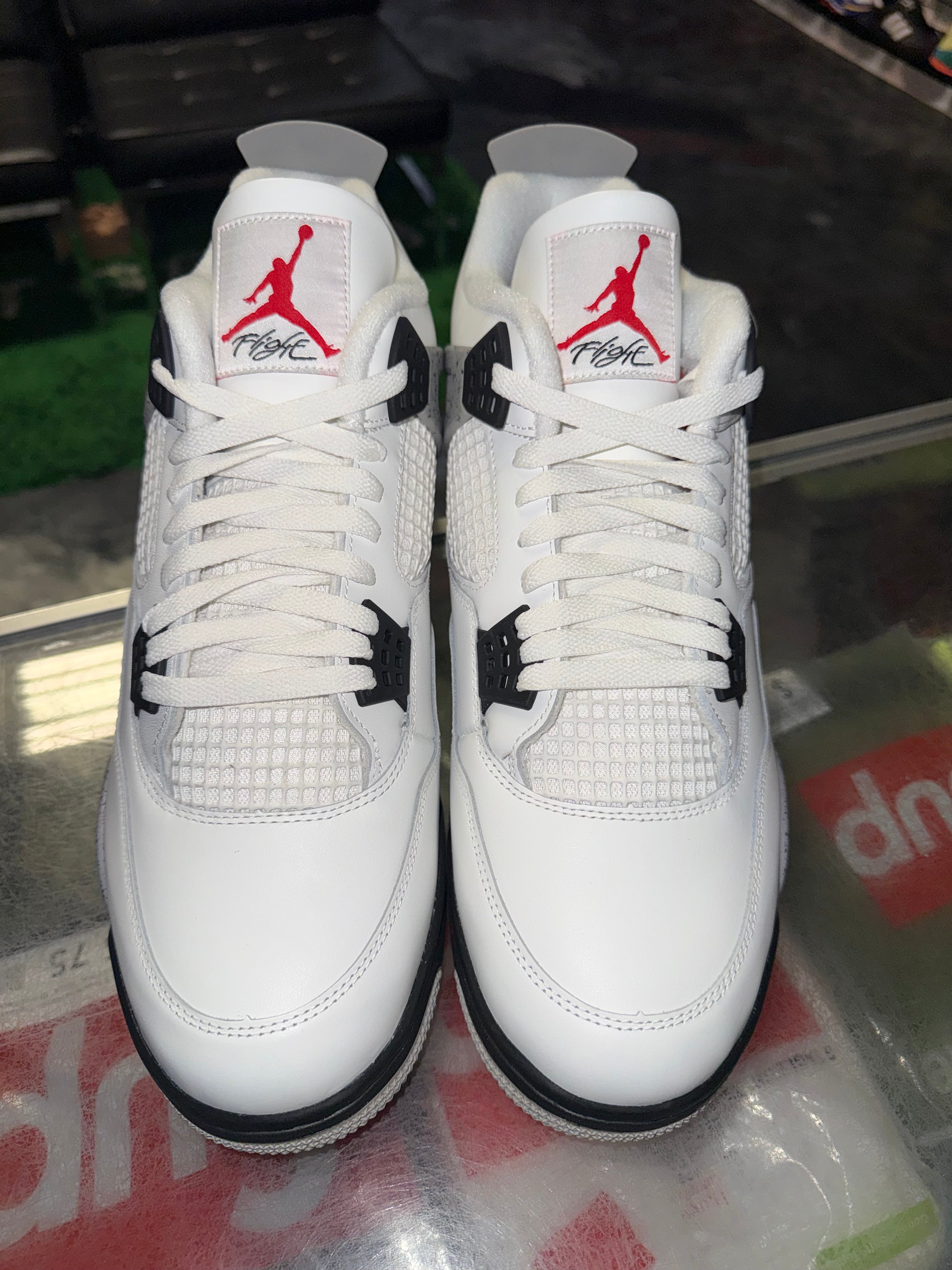 Size 15 Air Jordan 4 “White Cement” Brand New
