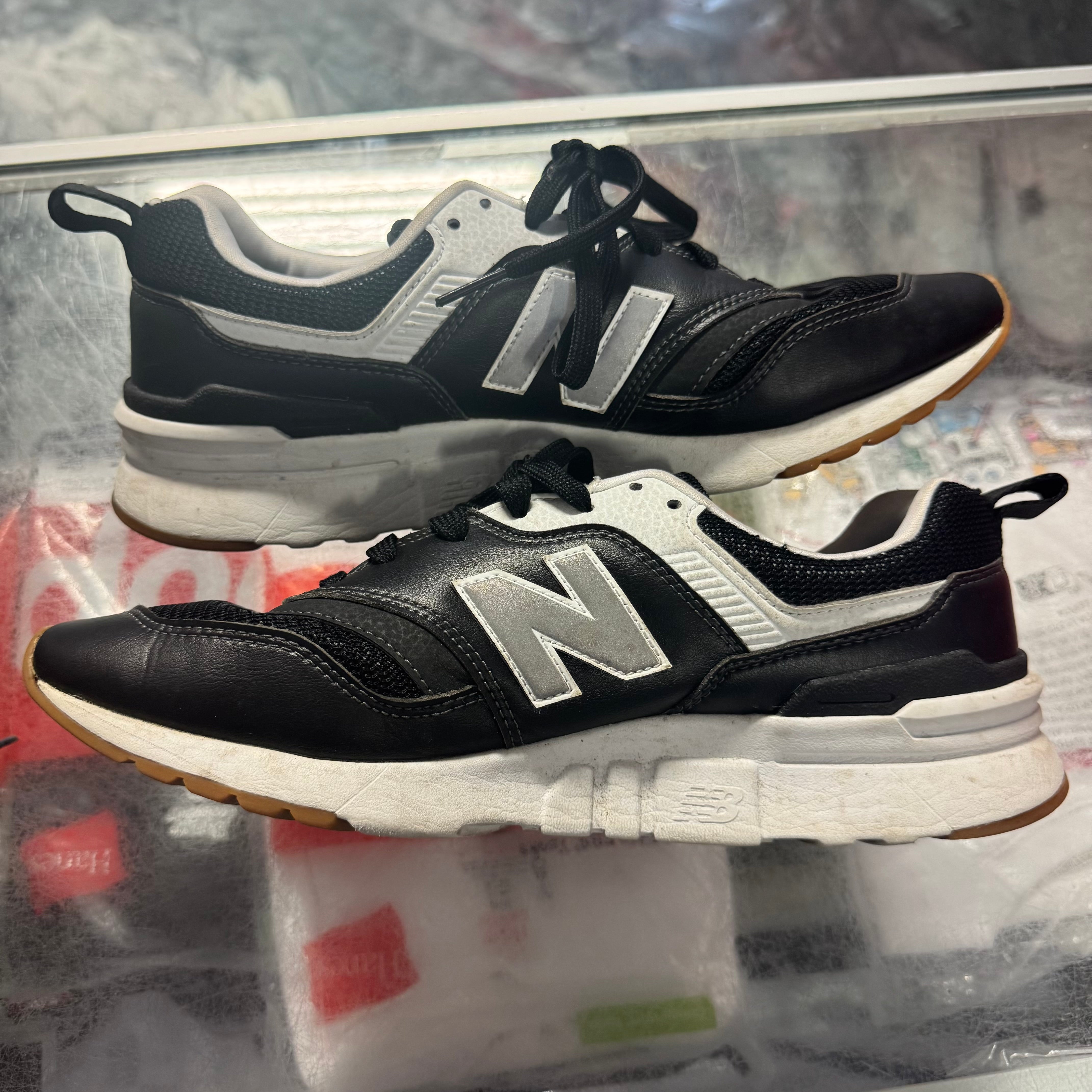 Size 9 New Balance 997 V1 "Black White" - NB