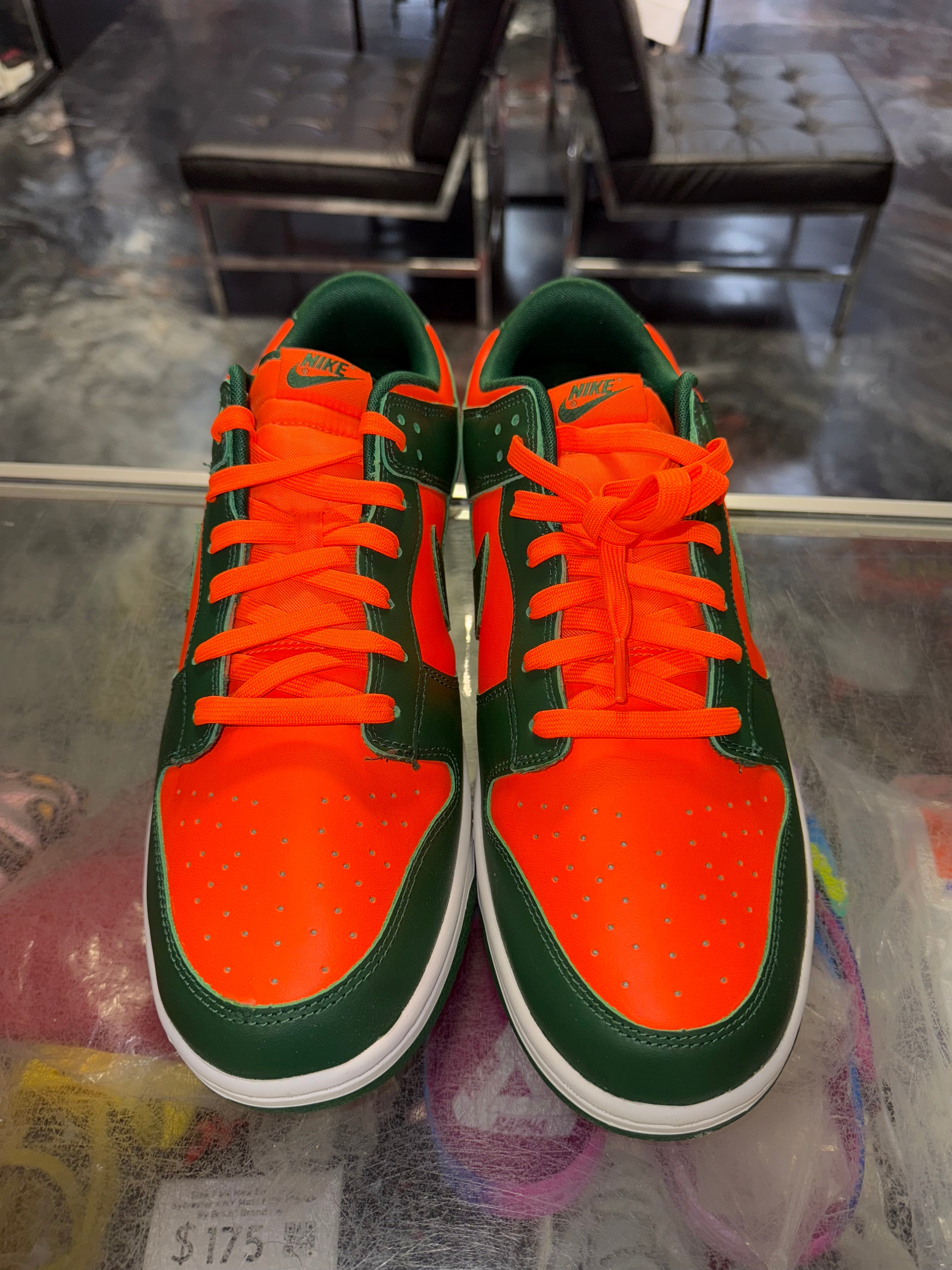Size 15 Dunk Low "Miami Hurricanes" Brand New