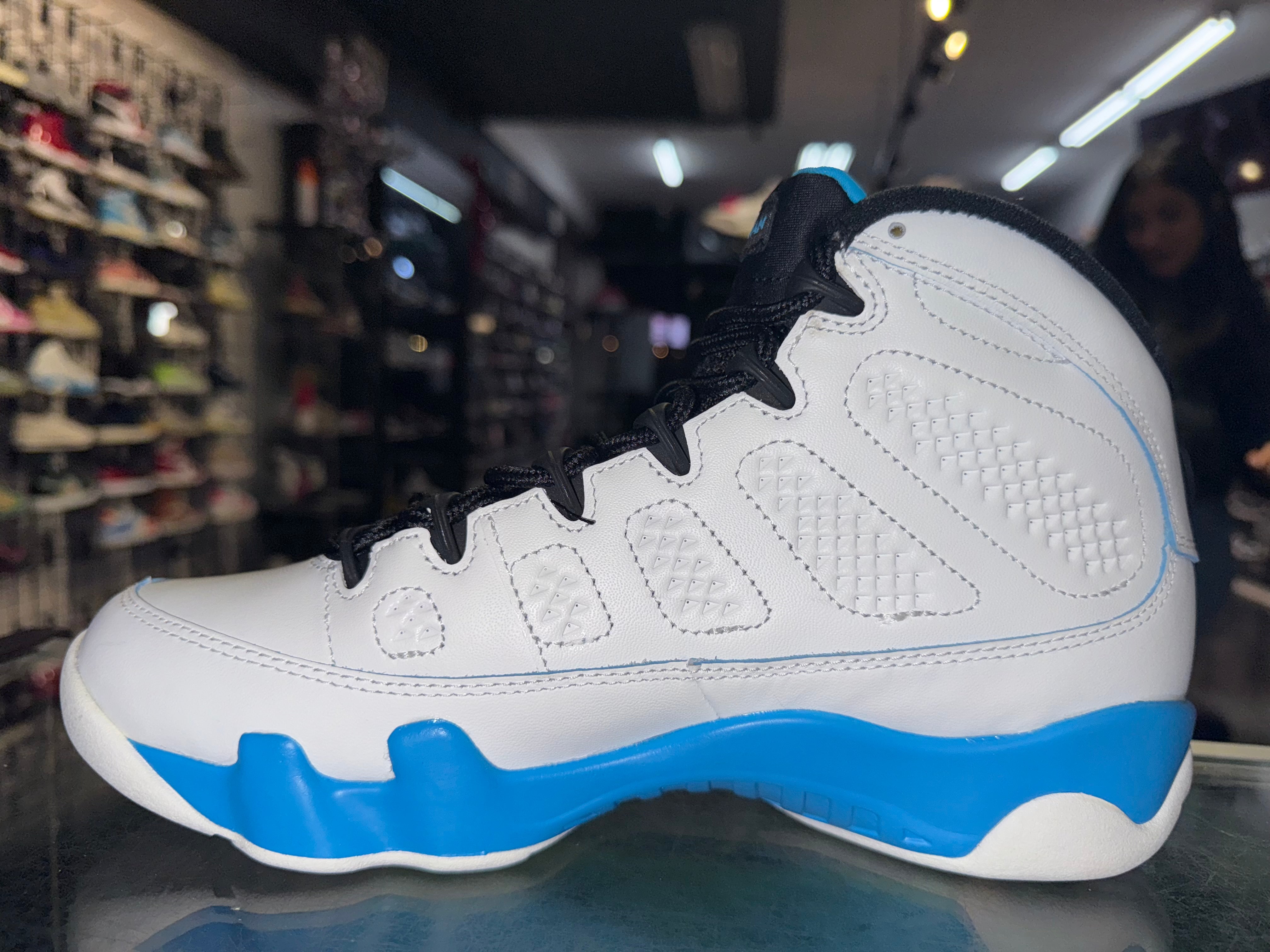 Size 7.5 Air Jordan 9 "Powder Blue"