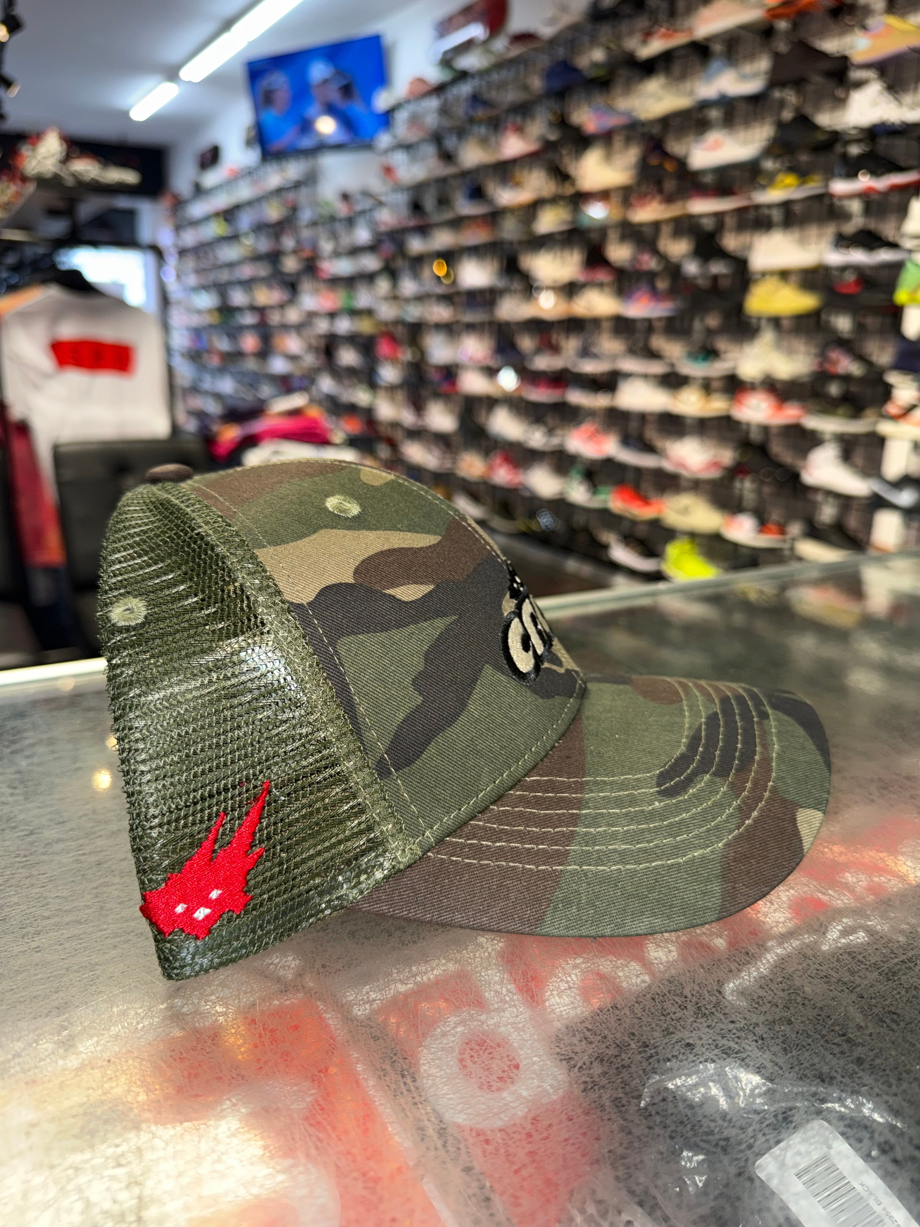 Size OS Travis Scott Cacti Trucker Hat “Camo” Brand New