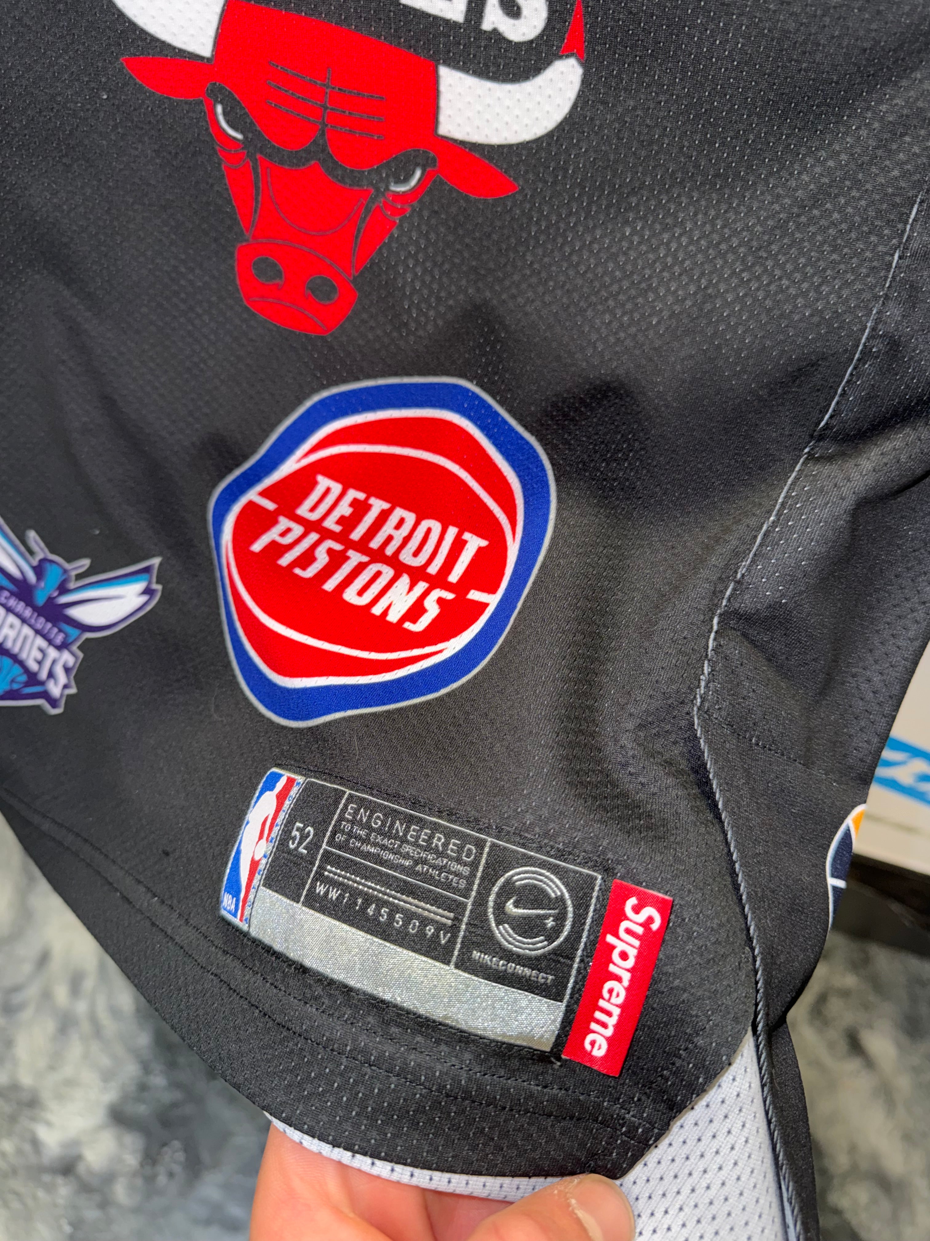 Size XL Supreme x Nike/NBA Teams Jersey “Black” – Direct Kicks