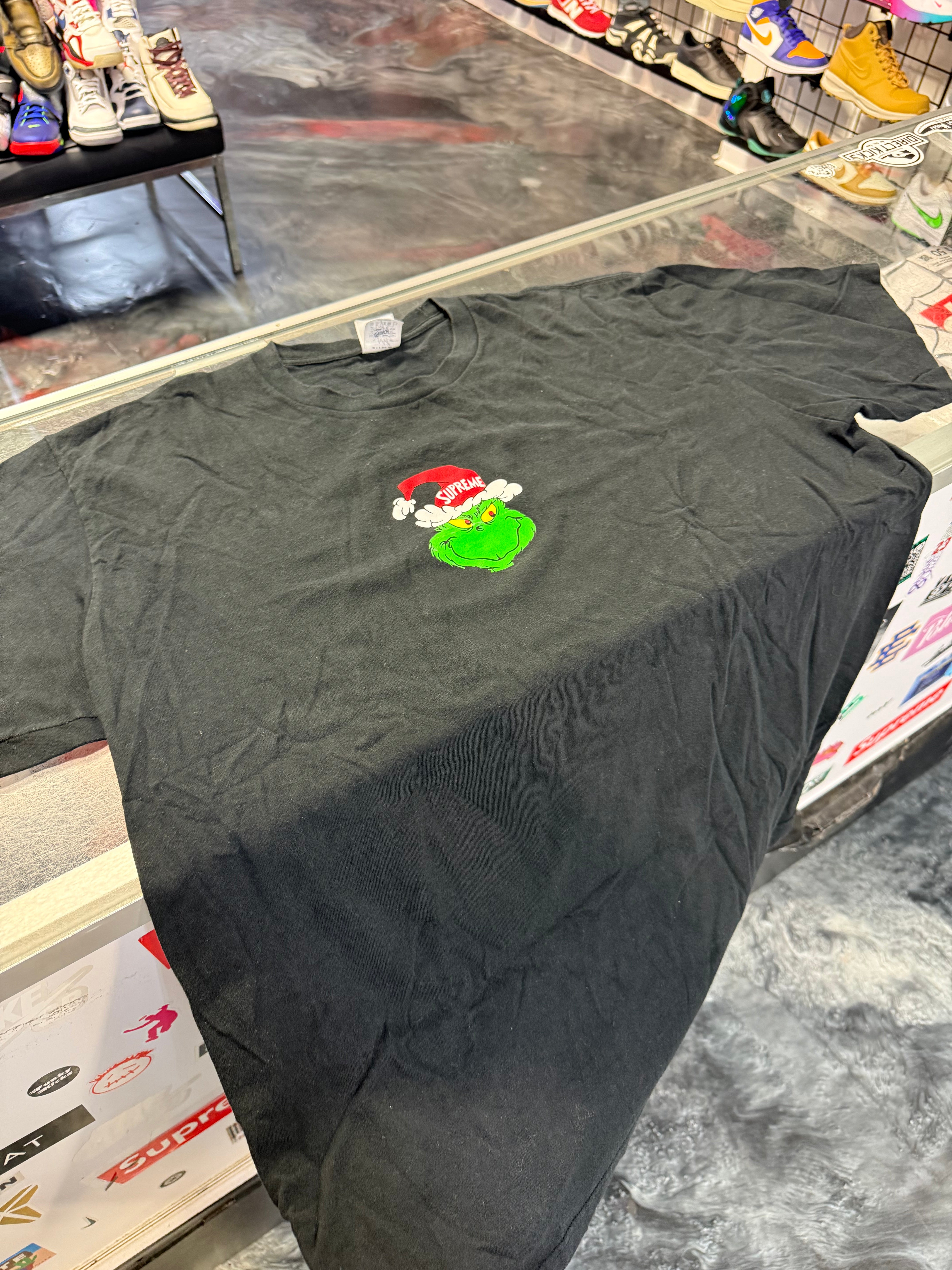 Size XL Supreme Grinch Tee “Black”