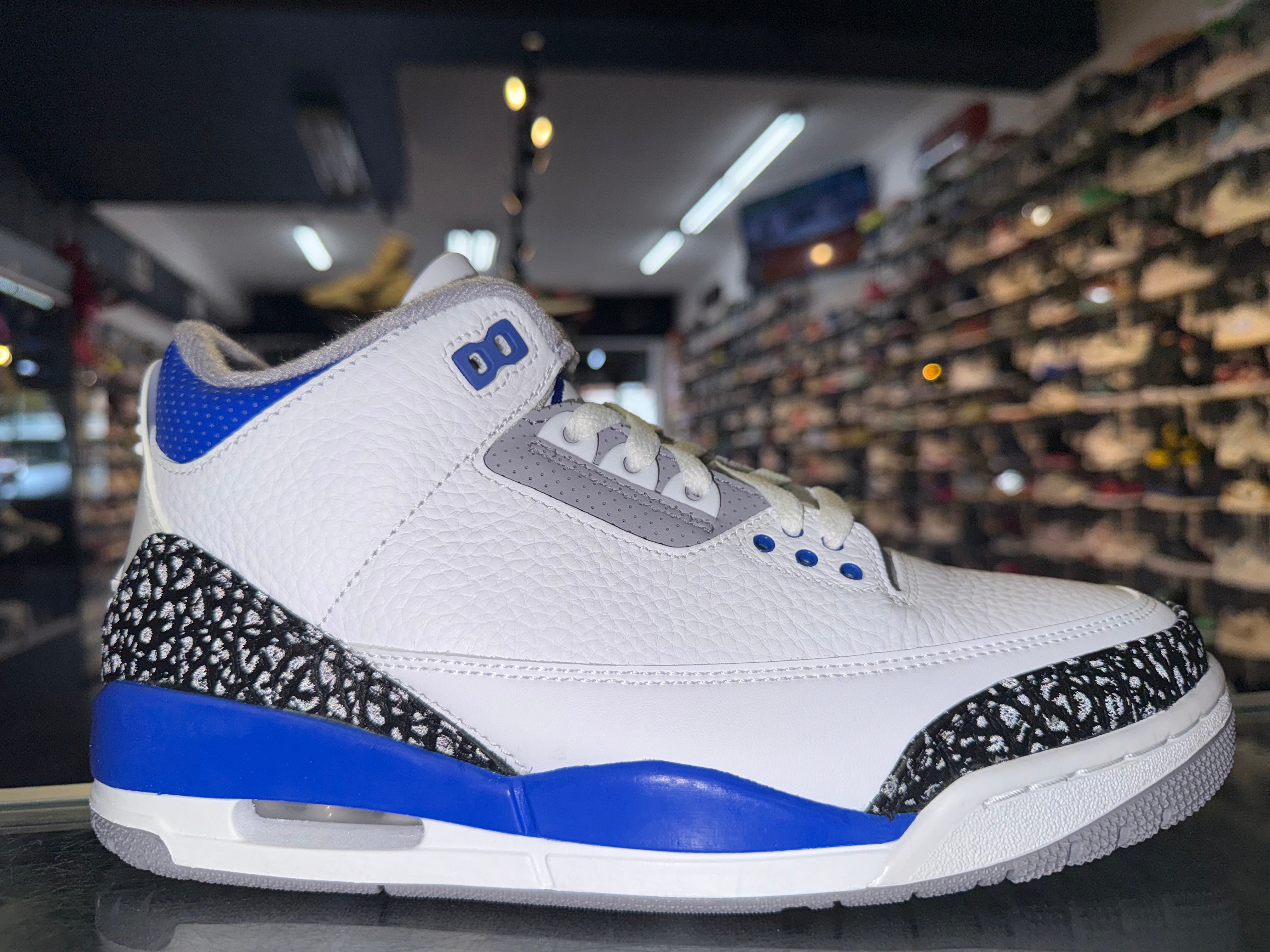 Size 8 Air Jordan 3 “Racer Blue” Brand New