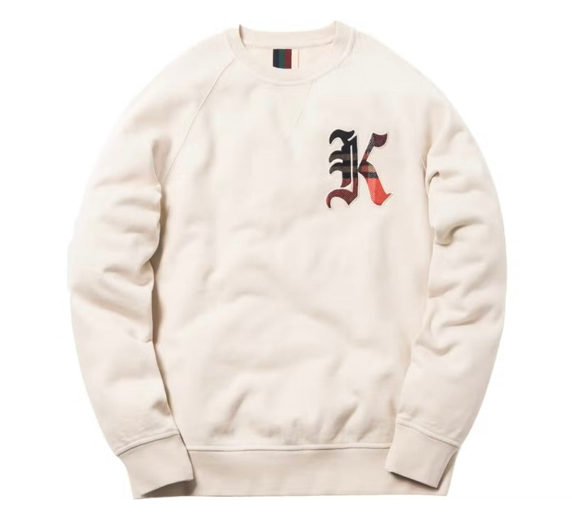 Size L Kith K Crewneck “Cream”