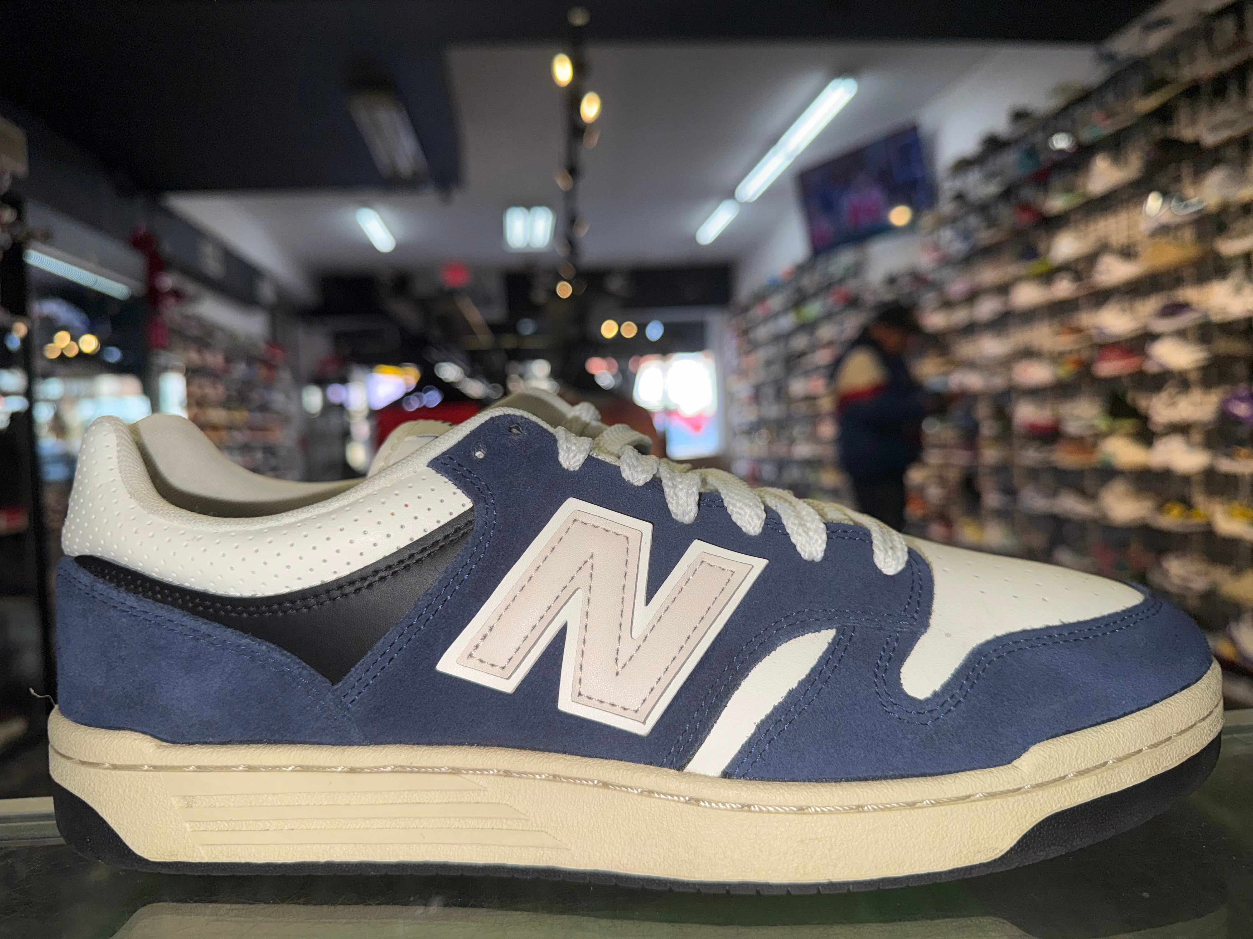 Size 12 New Balance 480 "Navy Sea Salt"