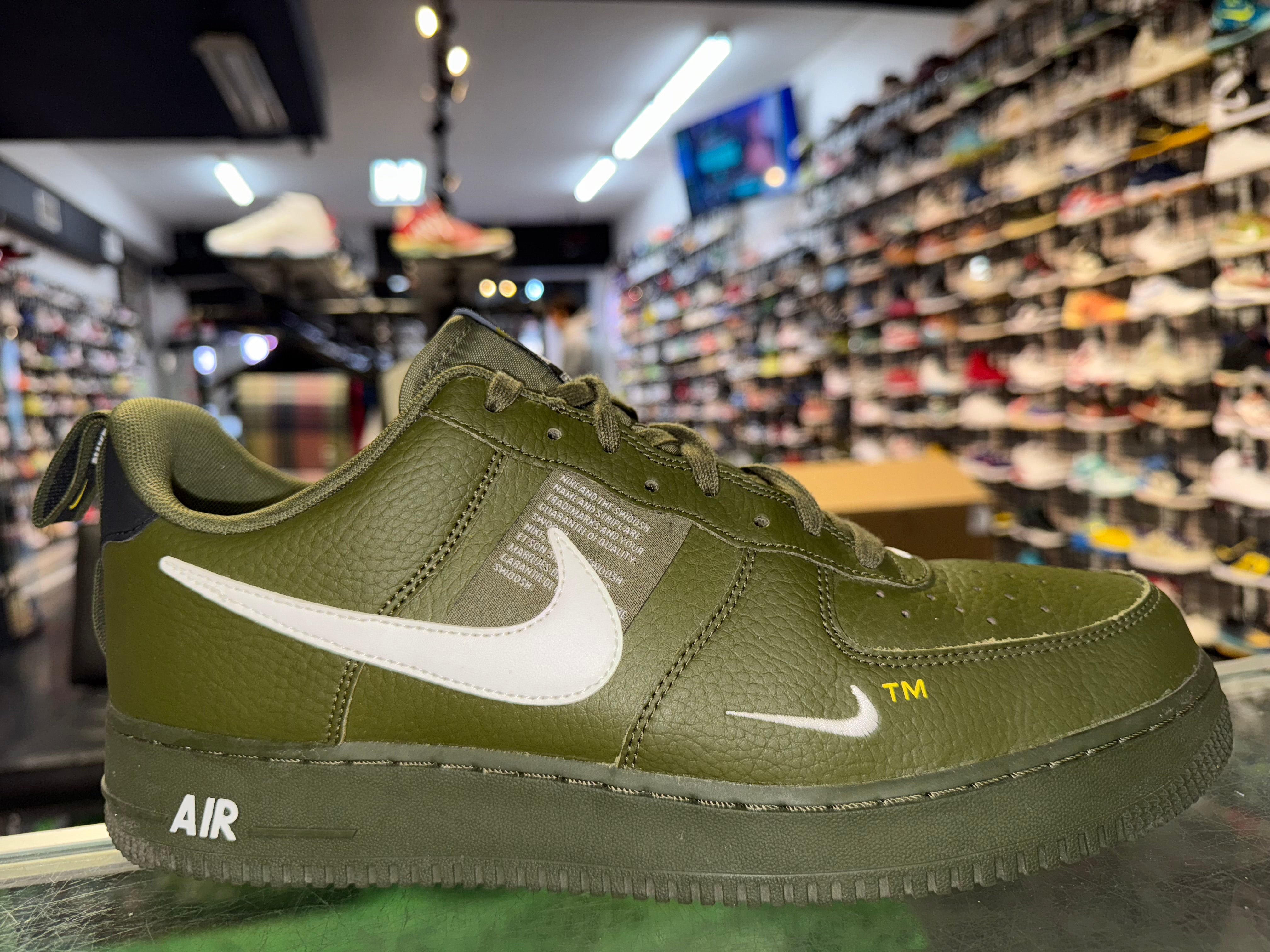 Size 11.5 Air Force 1 Utility "Olive Canvas"