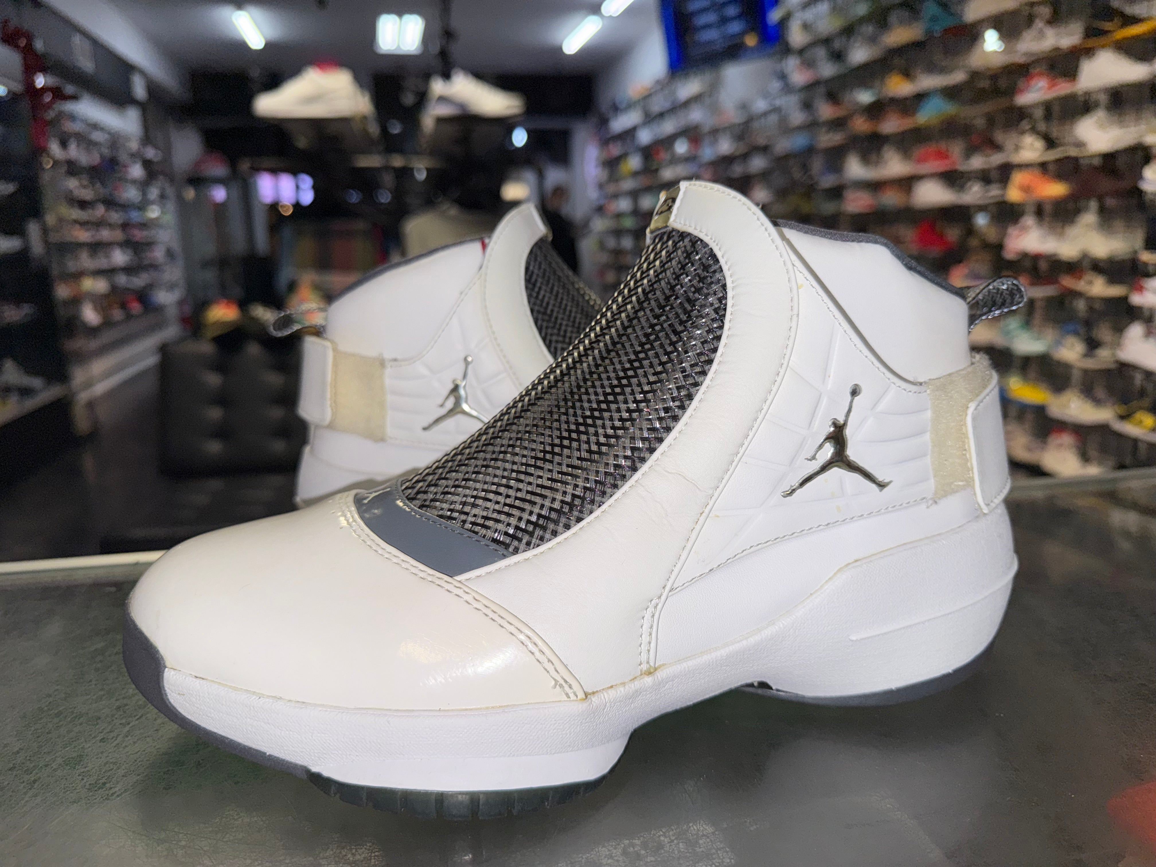 Size 11 Air Jordan 19 "White Flint Grey"