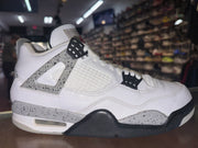 Size 8 Air Jordan 4 "White Cement"