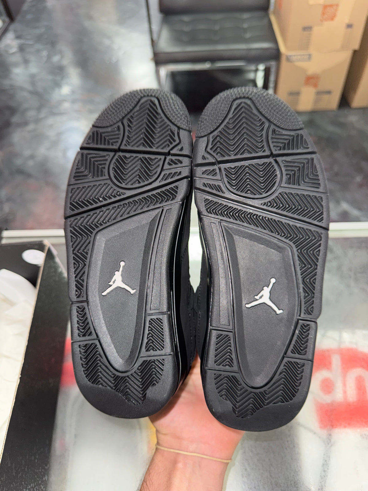 Air Jordan 4 GS Black Cat sneaker, new, size 5Y – view 4