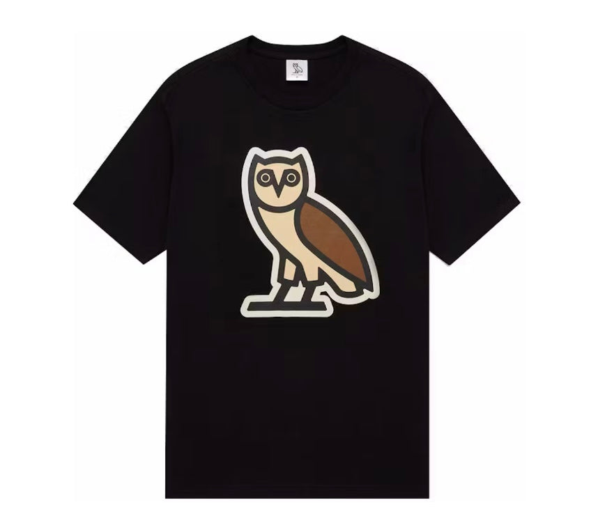 Size XL OVO Bubble Owl Tee “Black/Brown” Brand New