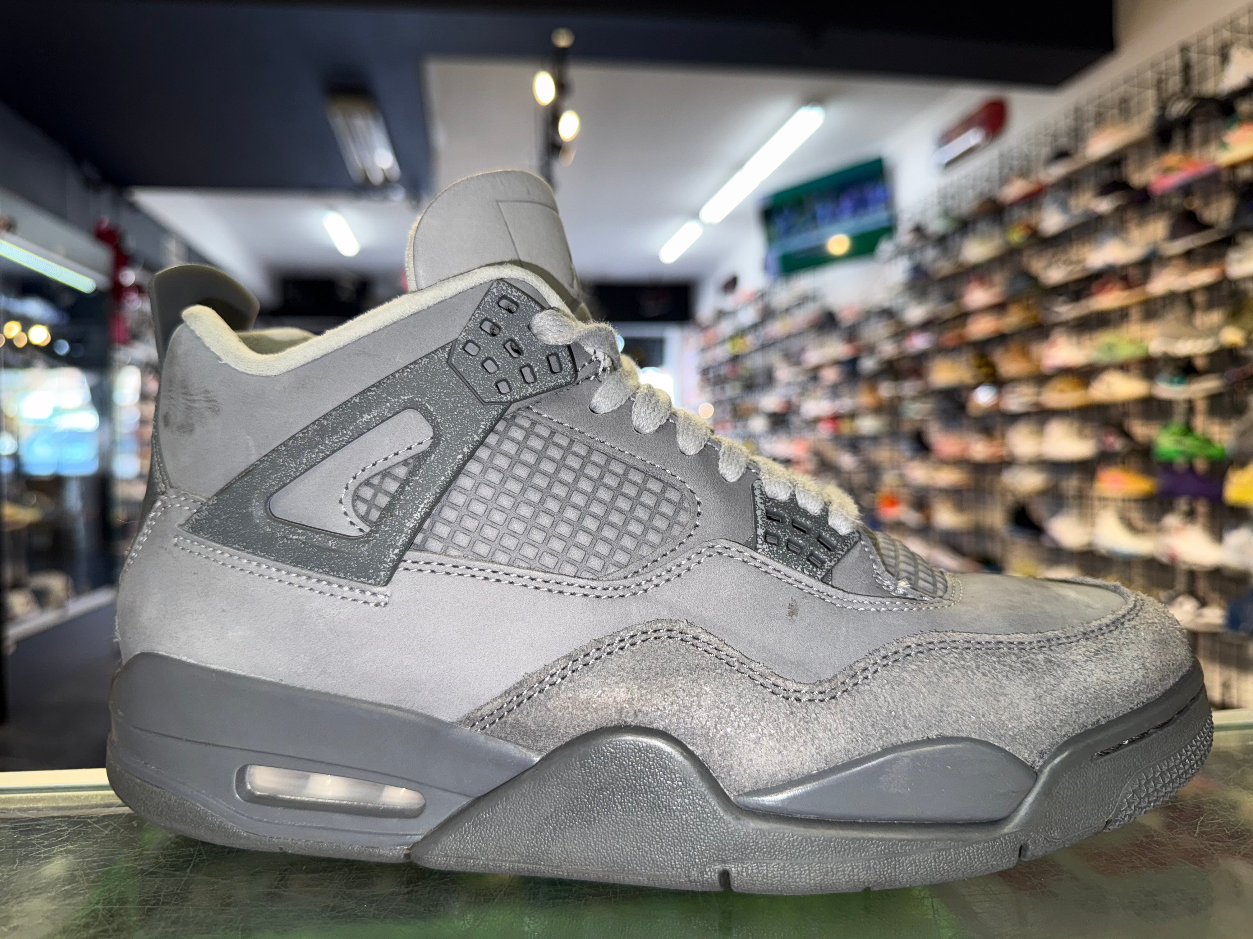 Size 9 Air Jordan 4 “Paris Olympics Wet Cement”