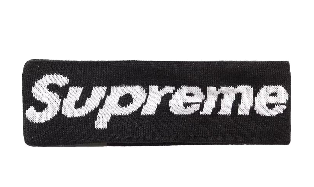Size OS Supreme New Era Headband “Black”