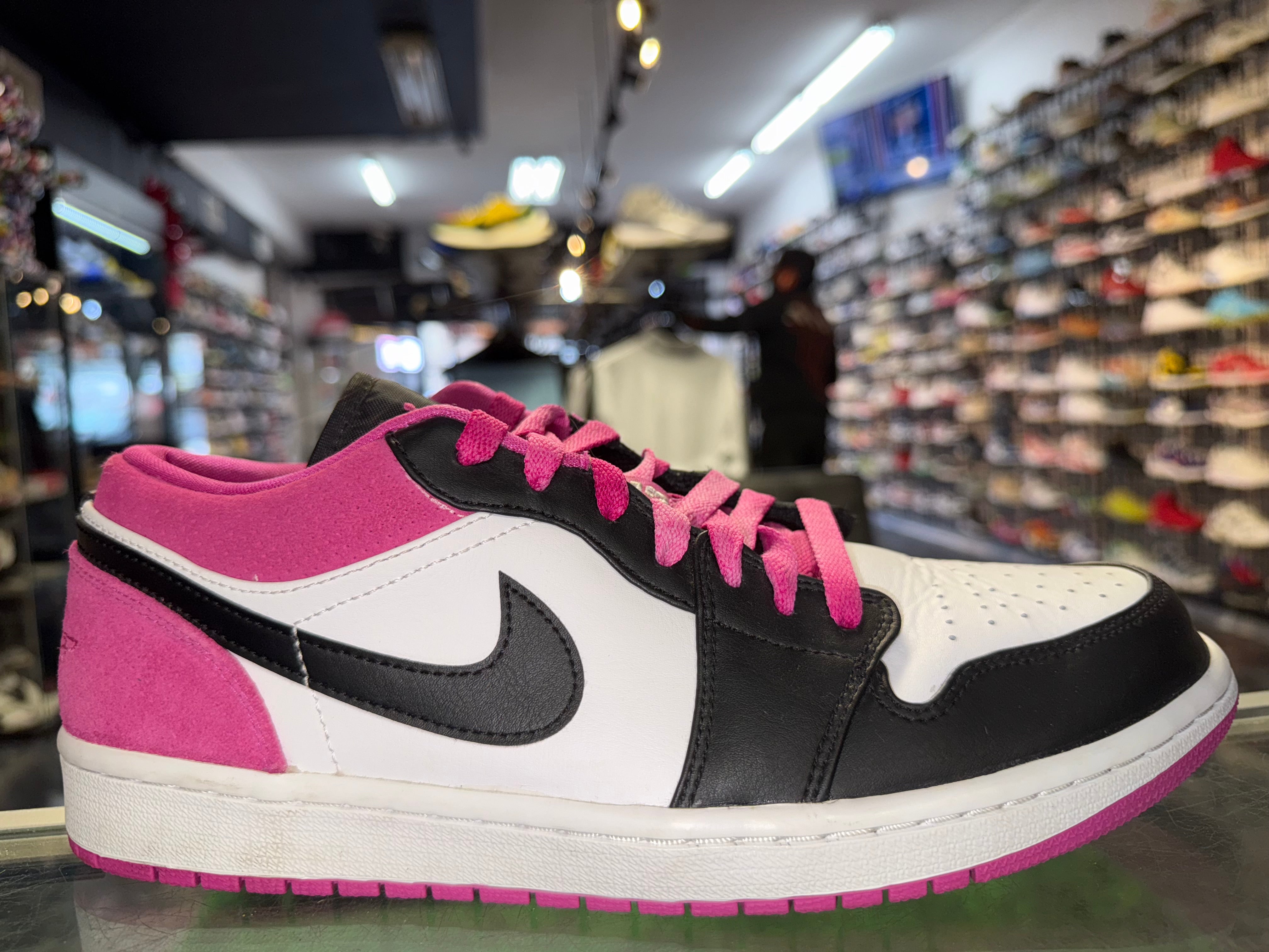 Size 9.5 Air Jordan 1 Low “Pink Fuchsia”