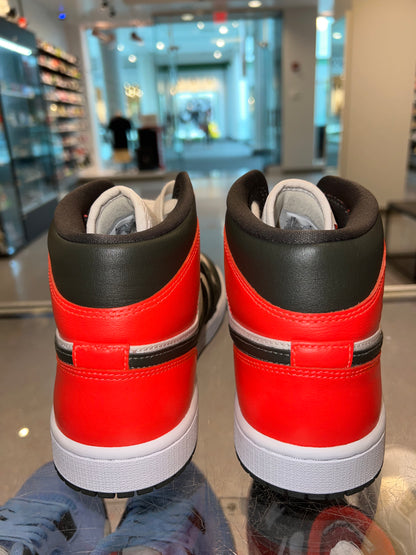 Size 9.5 (11w) Air Jordan 1 Mid “Newsprint Orewood Brown” Brand New (Mall)