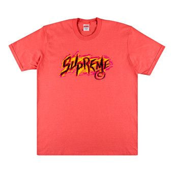 Size S Supreme Scratch Tee “Coral”