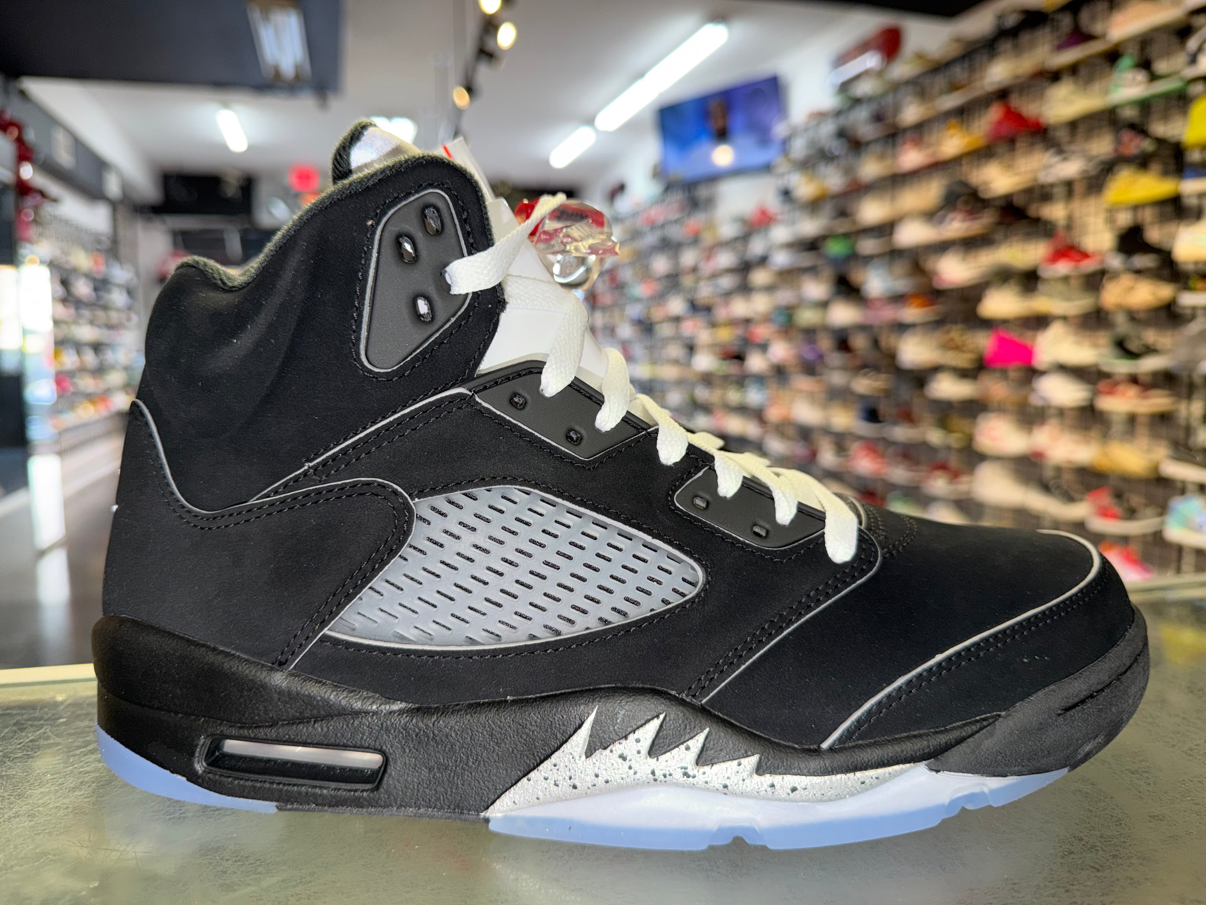 Size 10.5 Air Jordan 5 "Black Metallic Reimagined" Brand New