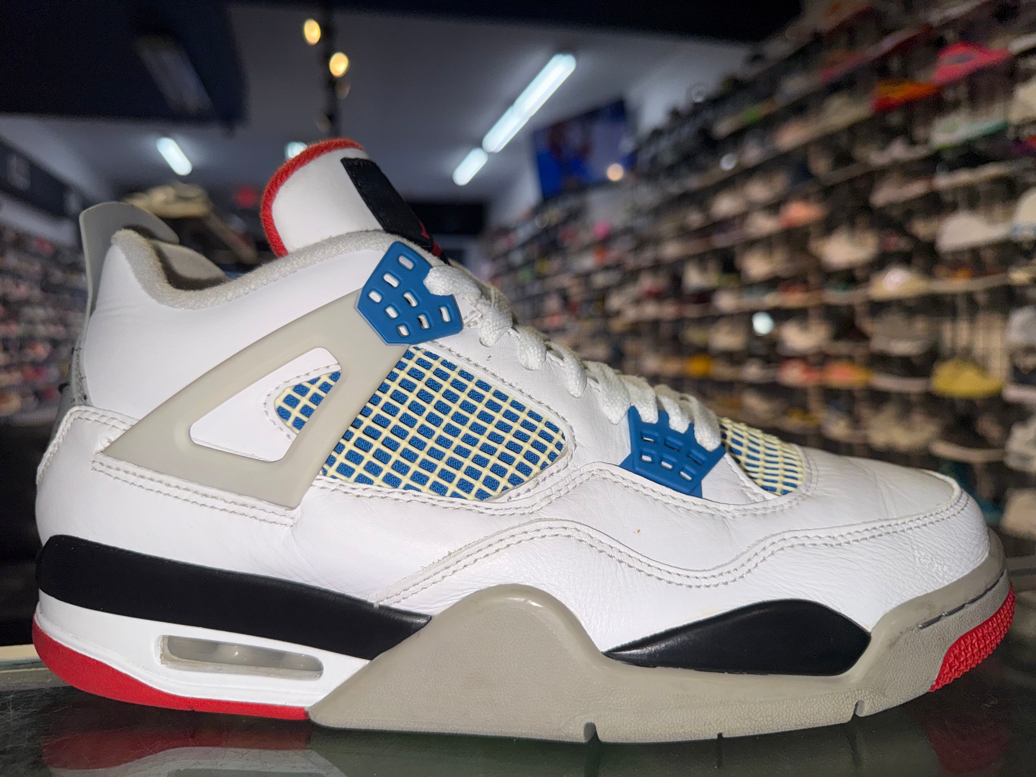 Size 9.5 Air Jordan 4 "What The"