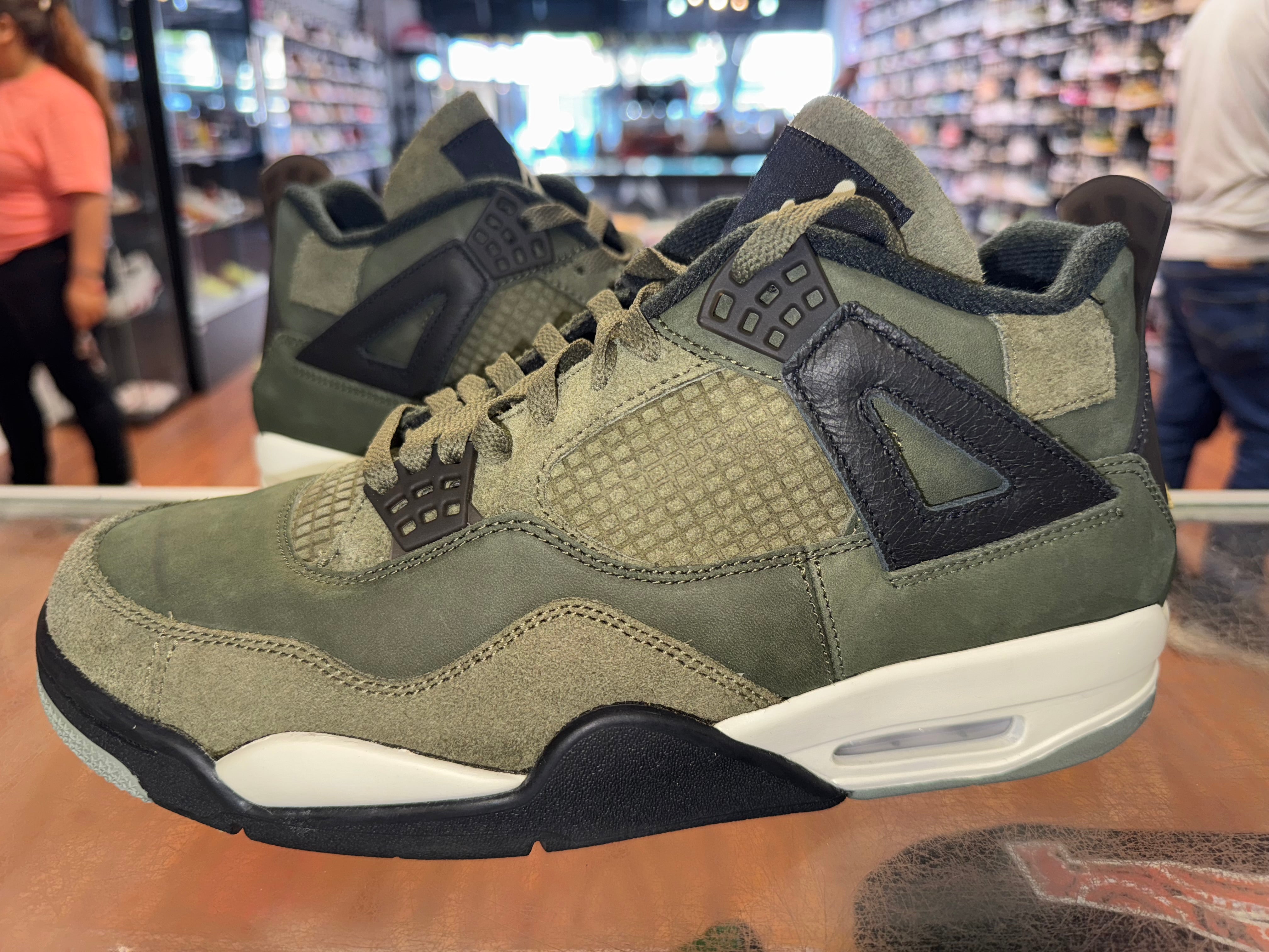 Size 11 Air Jordan 4 Craft "Medium Olive"