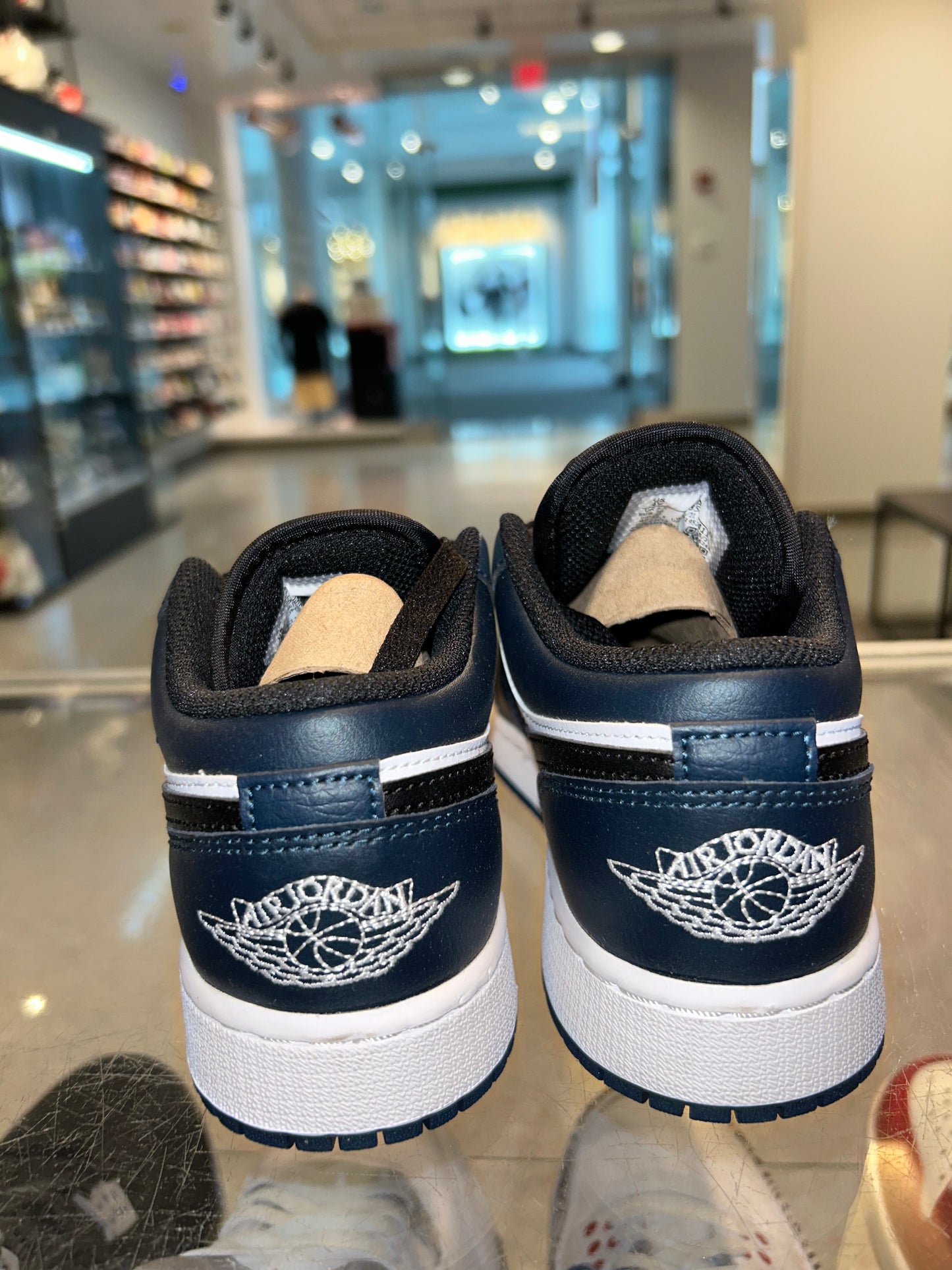 Size 4y Air Jordan 1 Low “Armory Navy” Brand New (Mall)