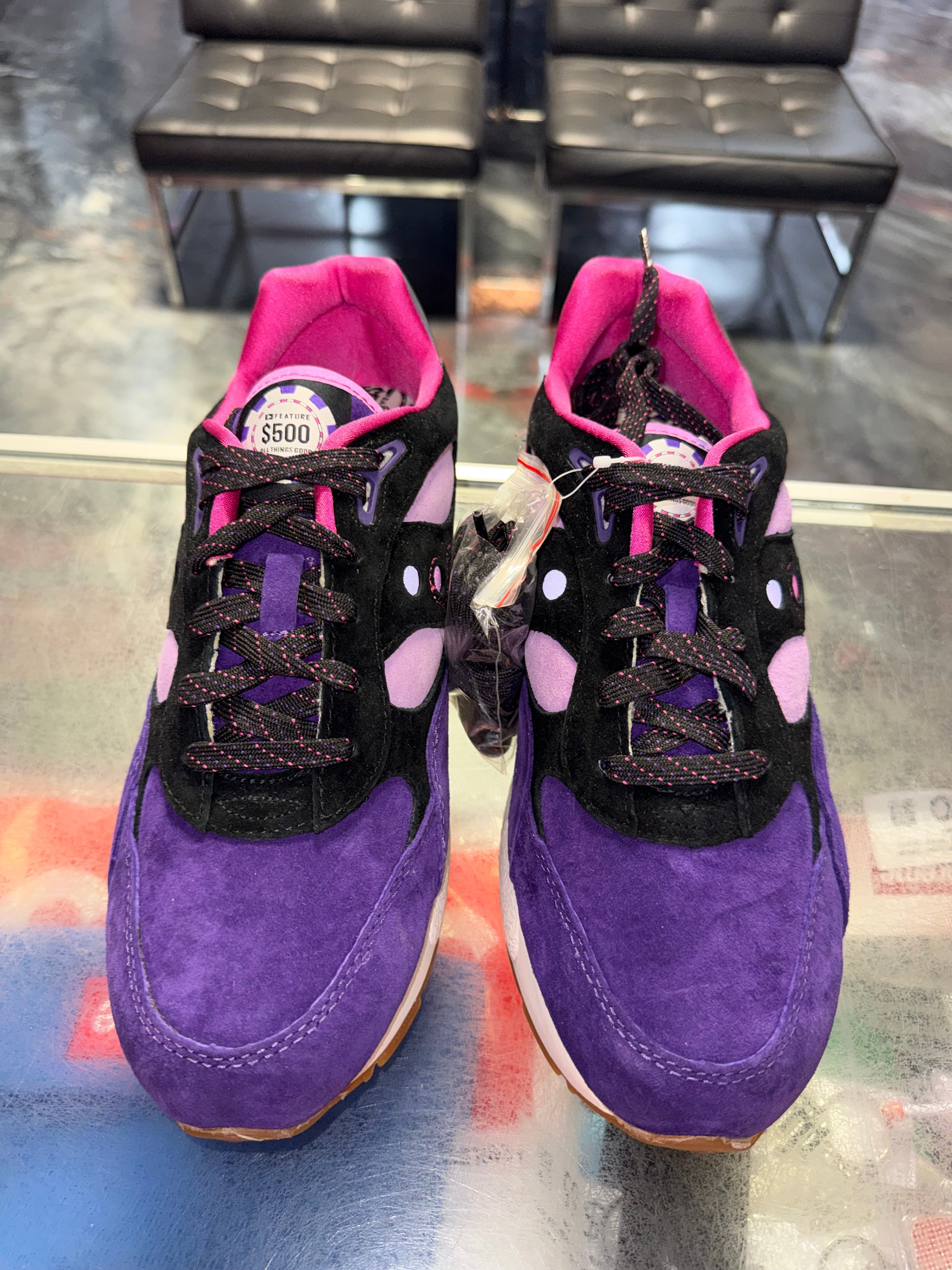Size 11 Saucony G9 Shadow 6 "Feature The Barney" Brand New