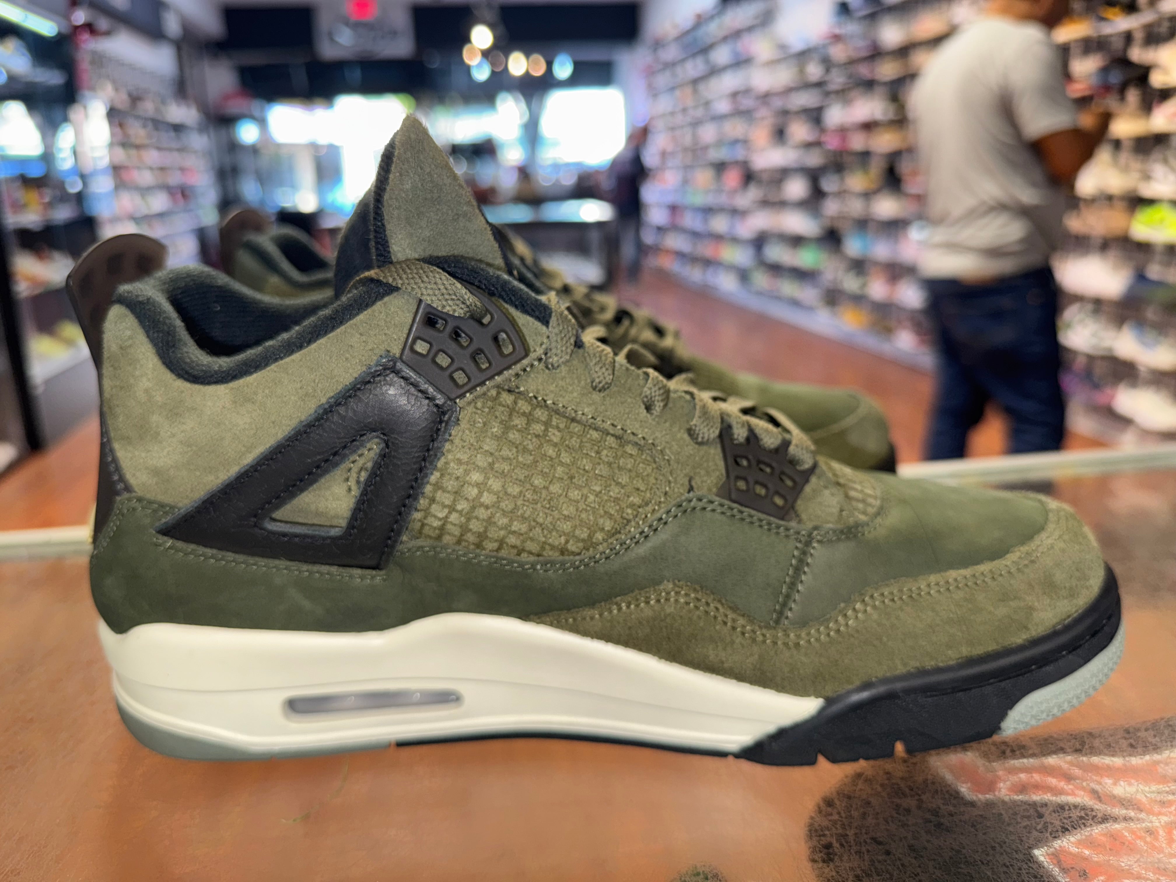 Size 11 Air Jordan 4 Craft "Medium Olive"