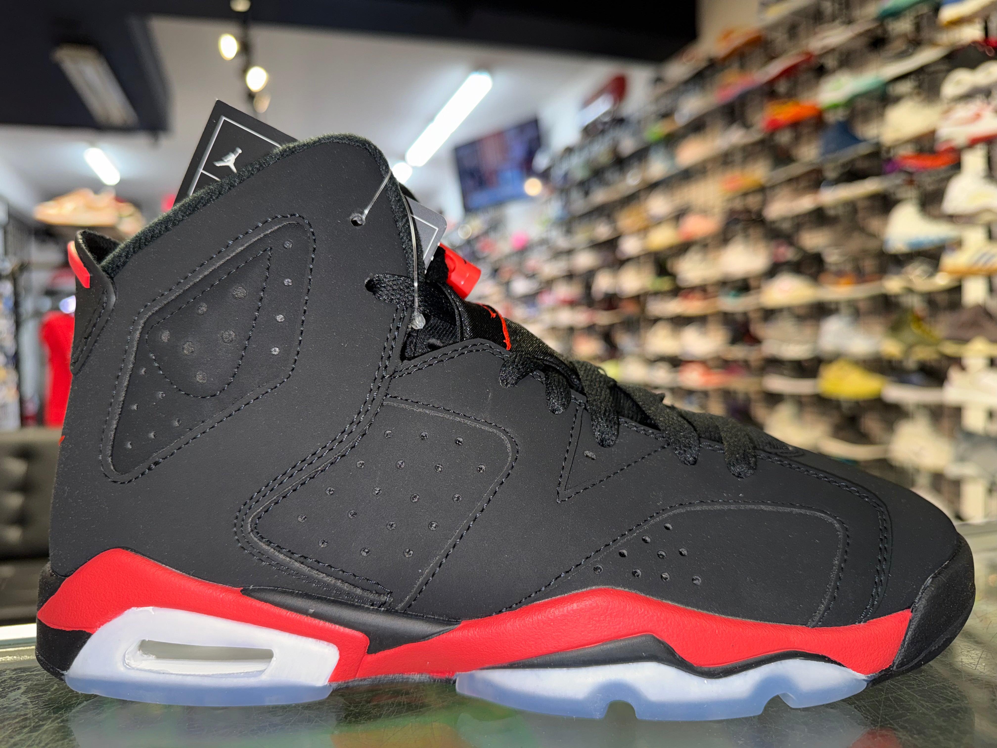 Size 7y Air Jordan 6 “Infrared Salesman” Brand New