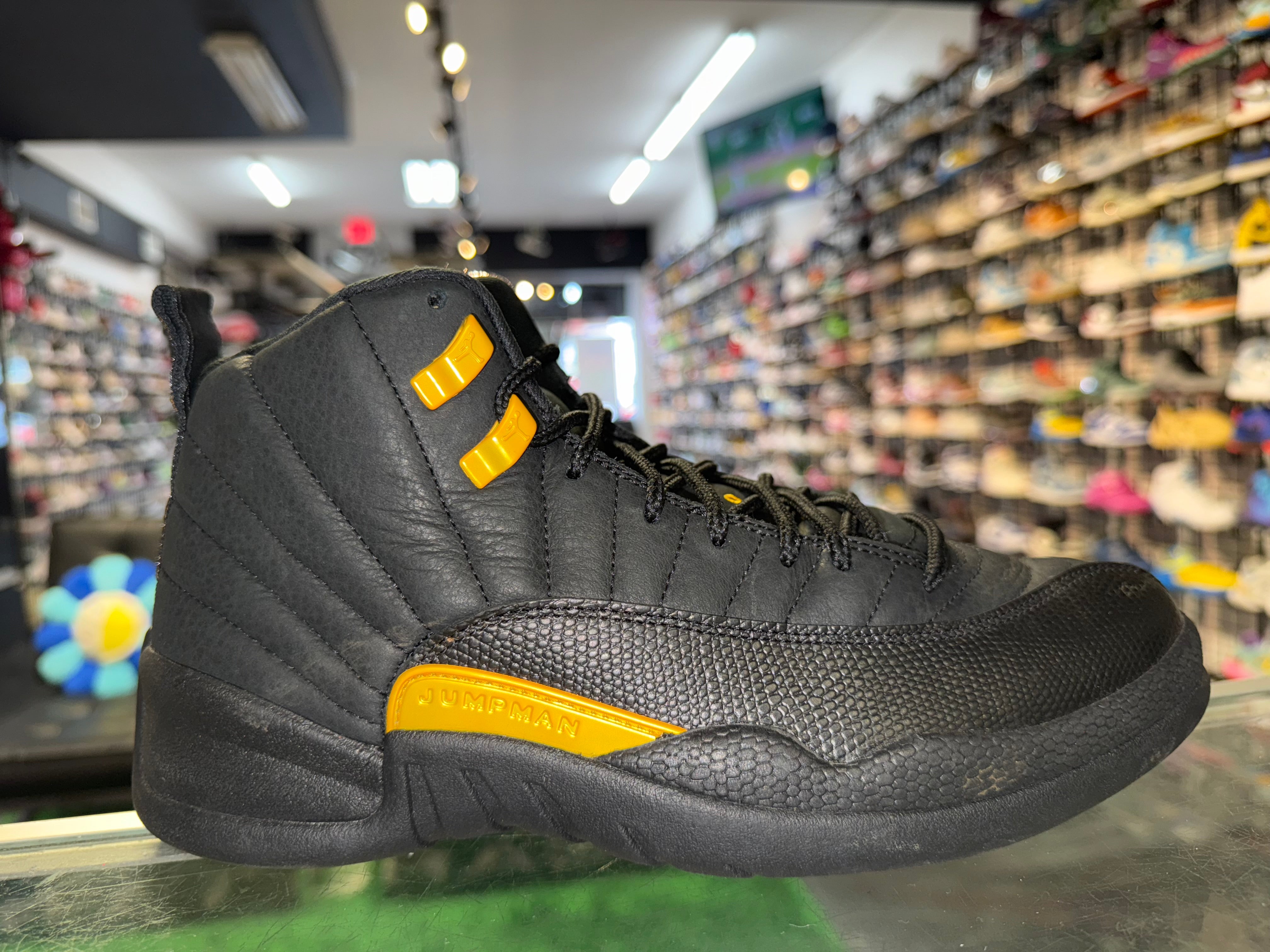 Size 8 Air Jordan 12 "Black Taxi"