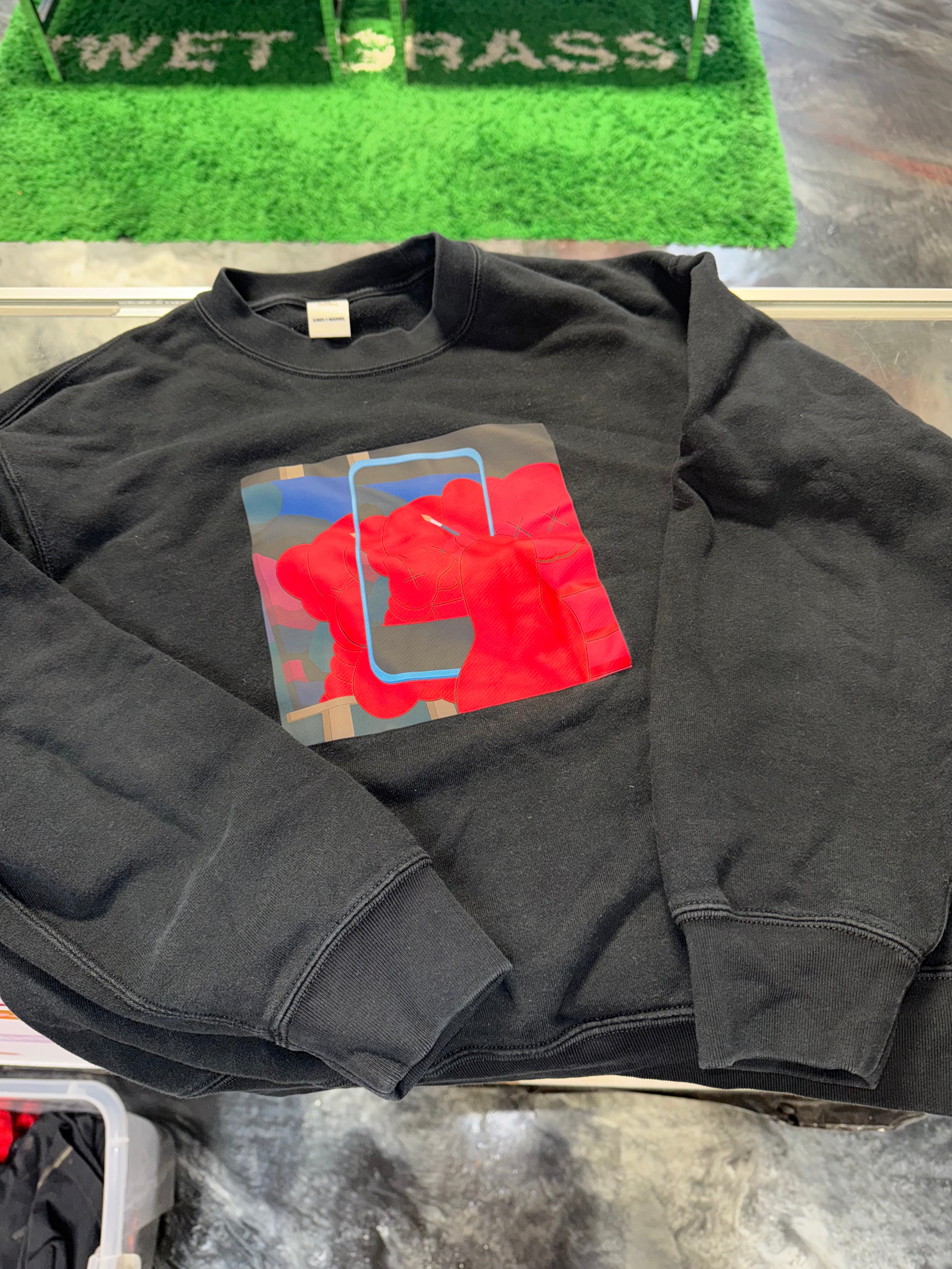 XX-Small KAWS Warhol Crewneck "Black"