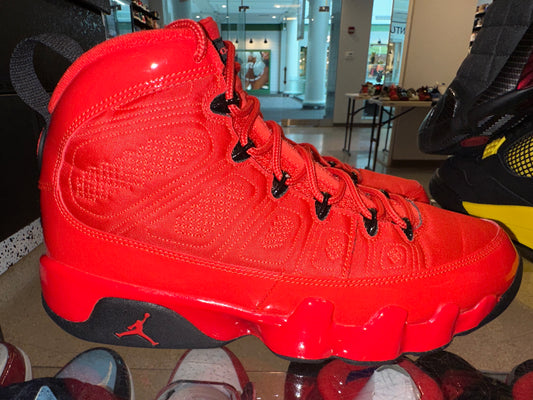 Size 9 Air Jordan 9 “Chile Red” (Mall)