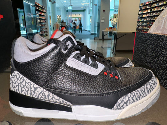 Size 8.5 Air Jordan 3 “Black Cement” (Mall)