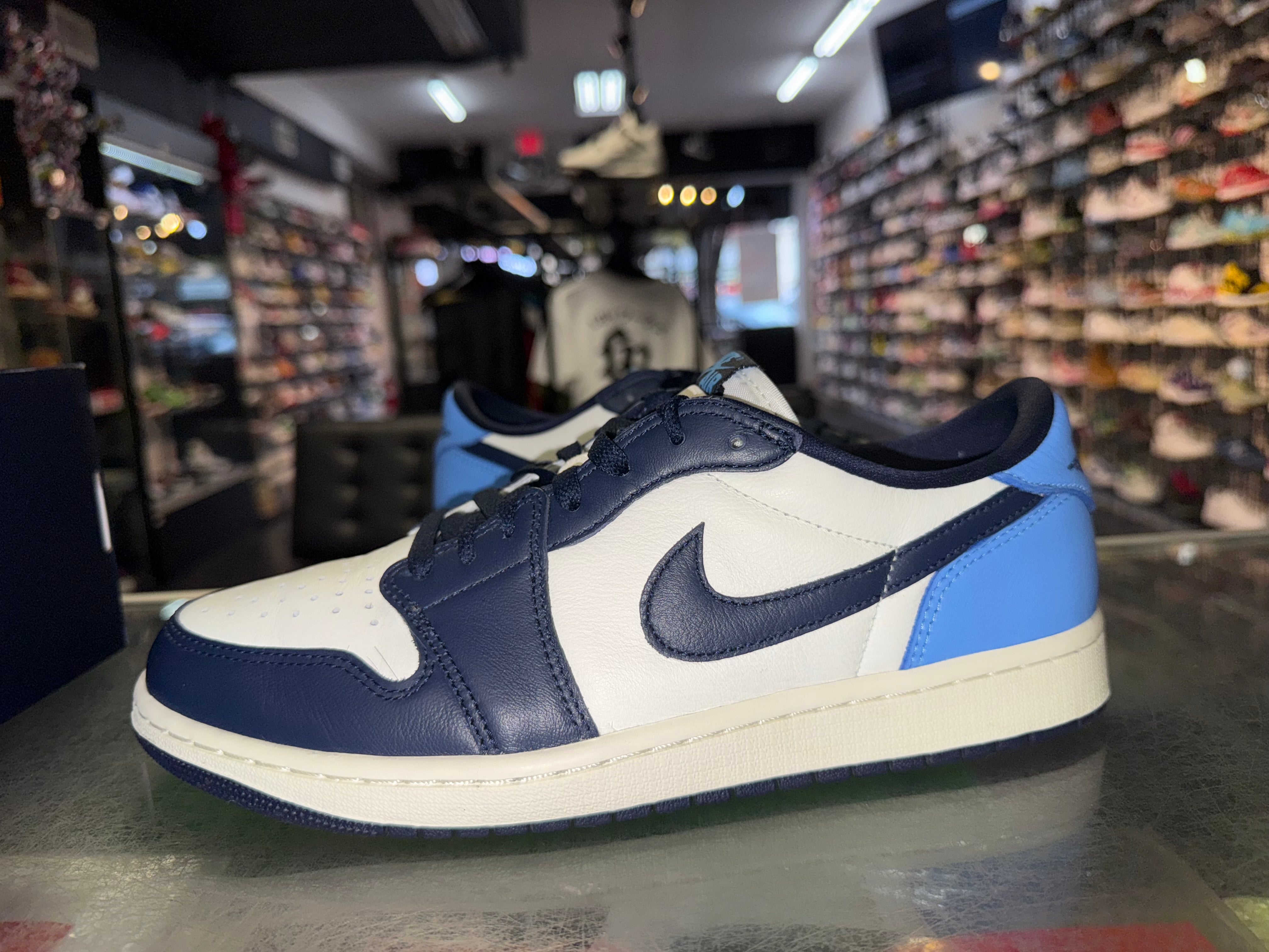 Size 10 Air Jordan 1 Low "Obsidian UNC"