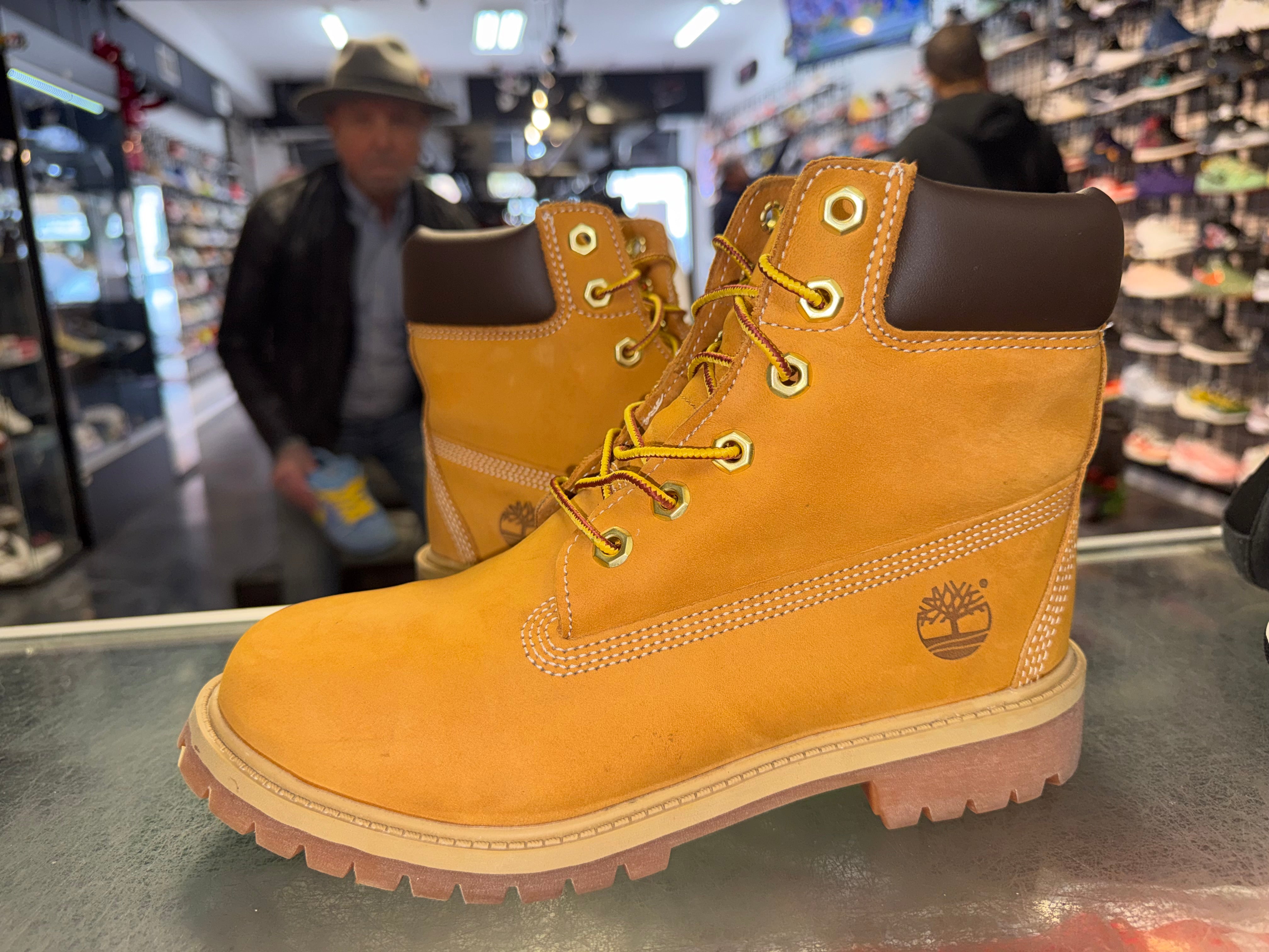 Size 5.5 Timberland 6 Inch Premium Boot "Wheat"