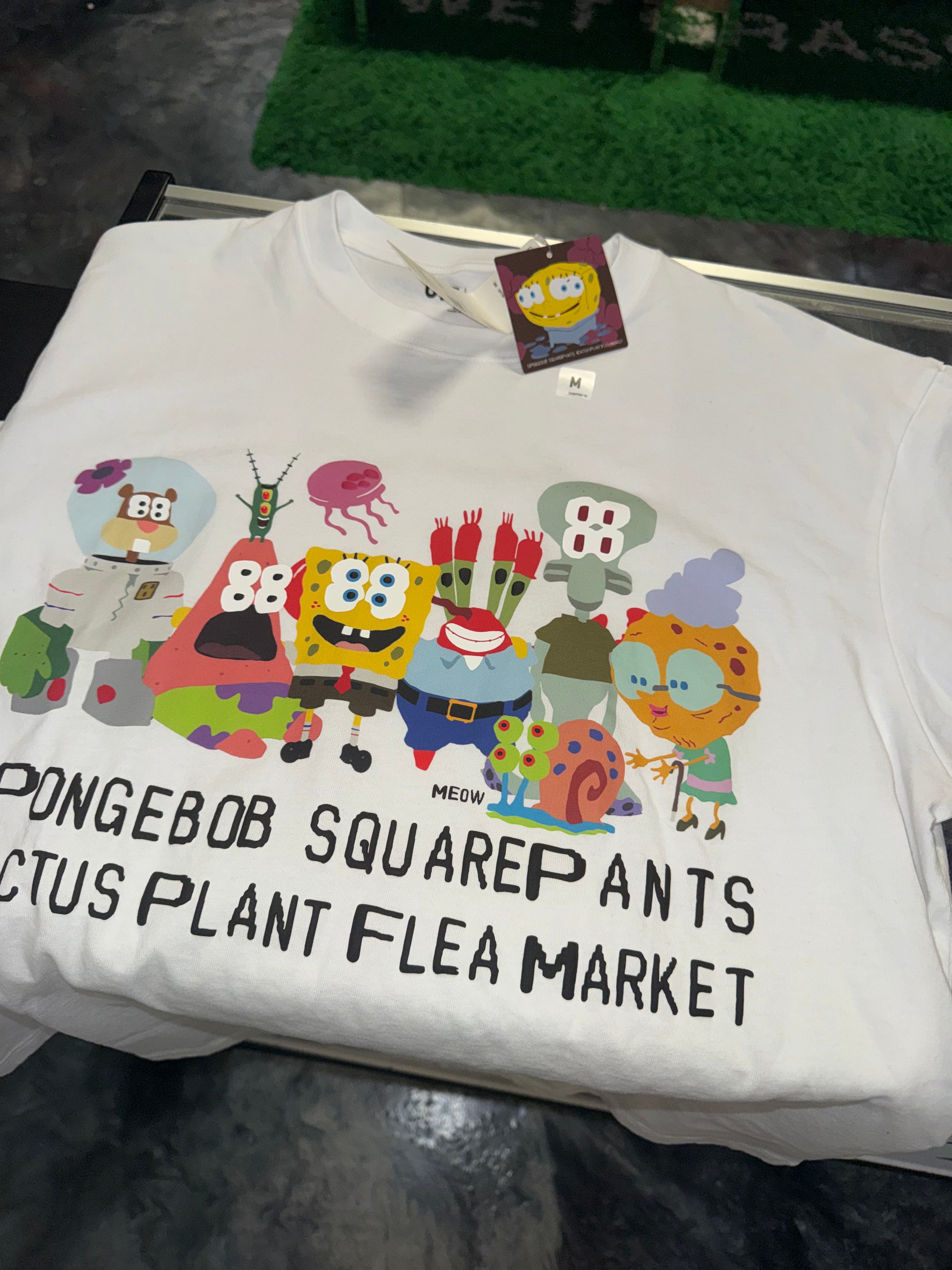 Size M CPFM Uniqlo SpongeBob Tee “White” Brand New