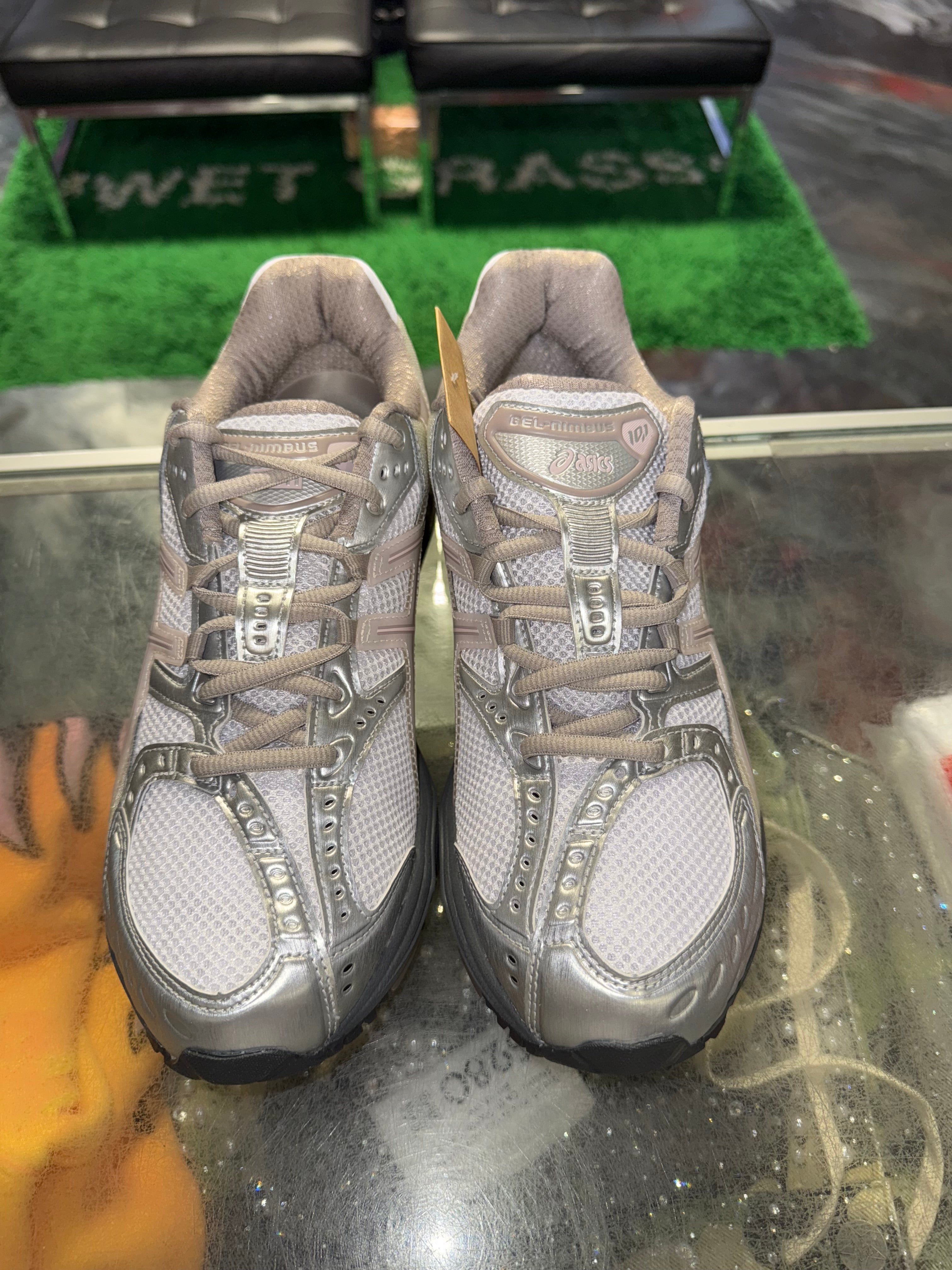 Size 10 Kith x Asics Gel-Nimbus 10.1 “White Morganite” Brand New