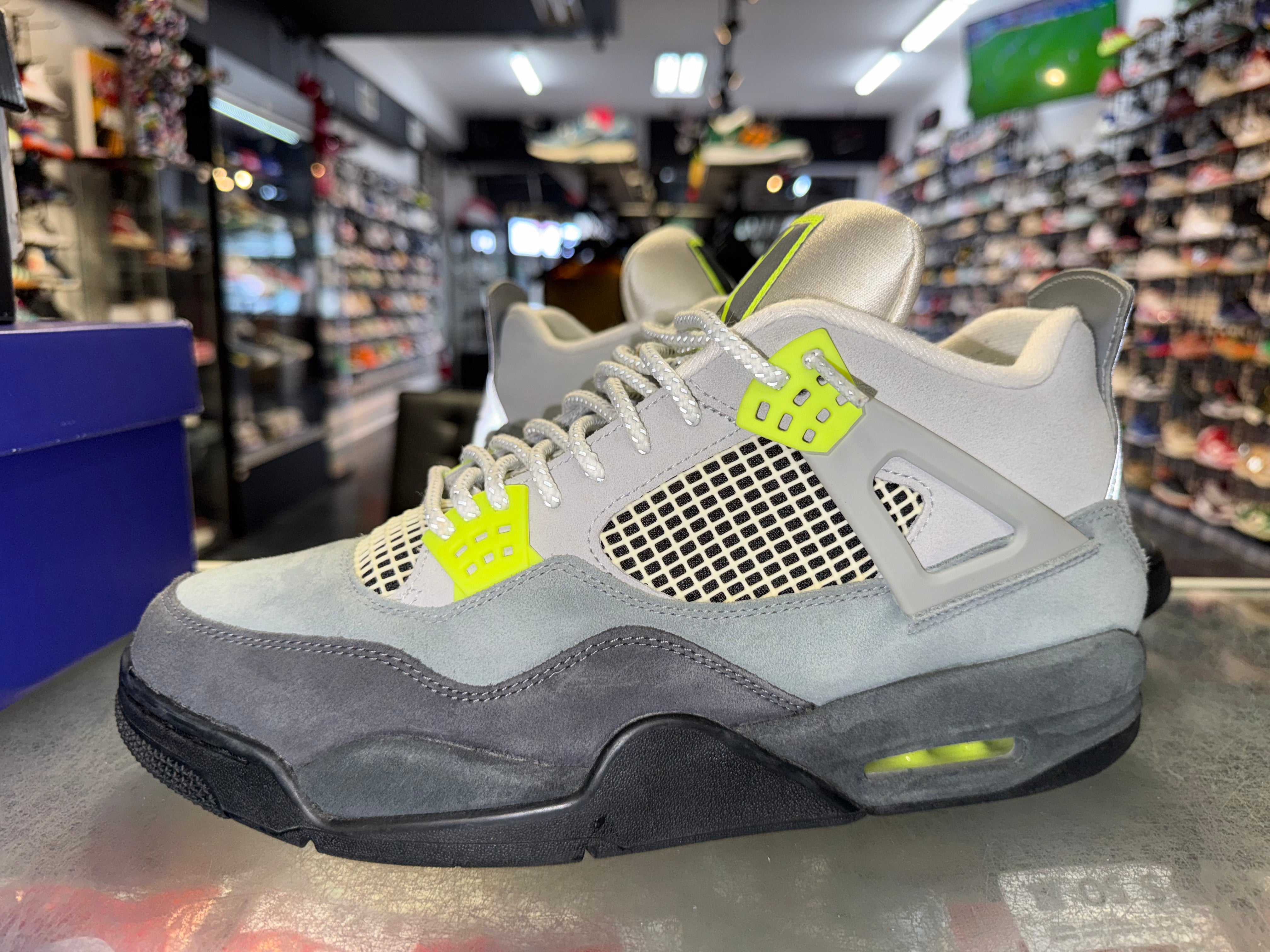 Size 13 Air Jordan 4 "Neon 95"