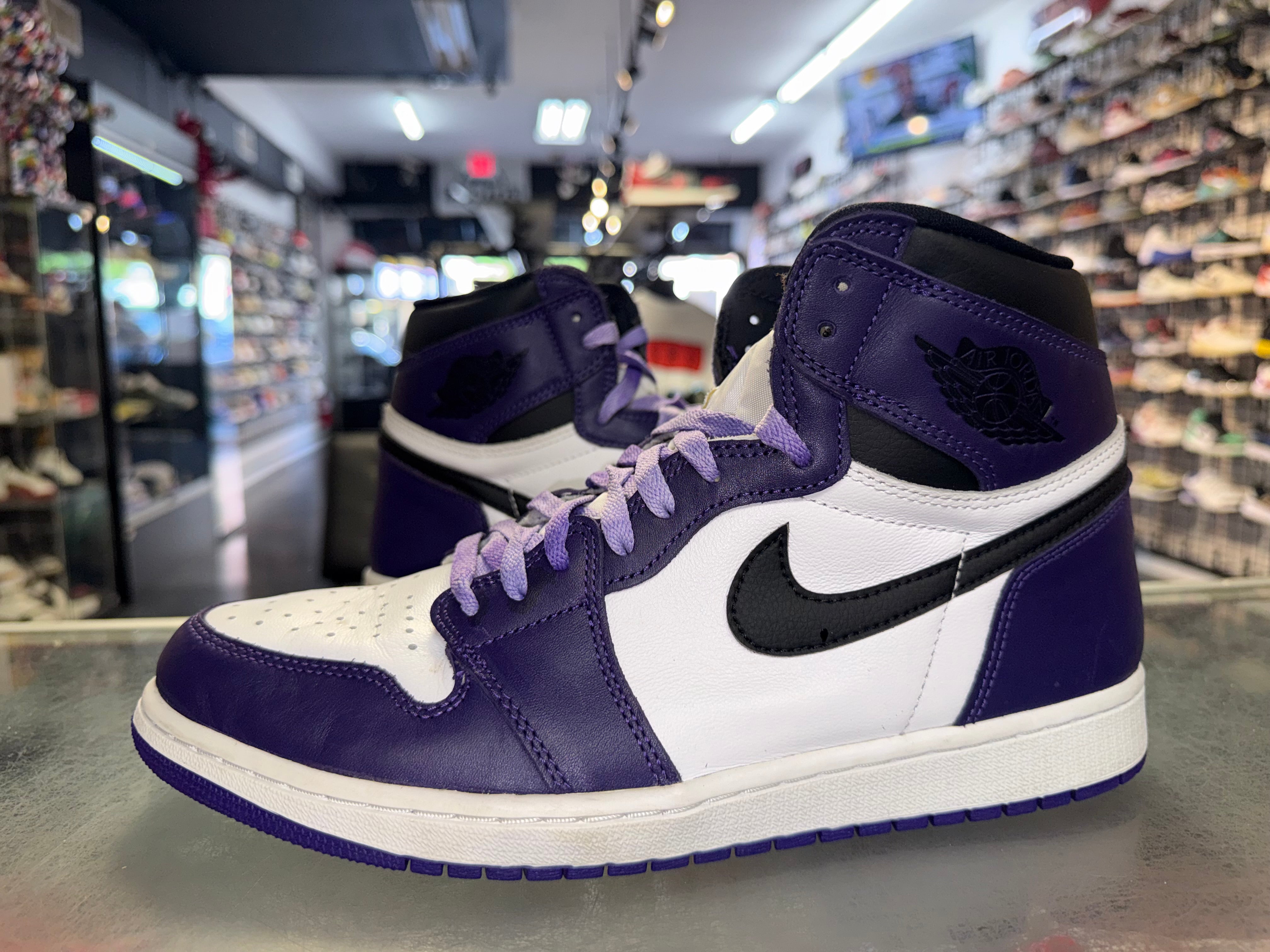 Size 10.5 Air Jordan 1 “Court Purple 2.0”