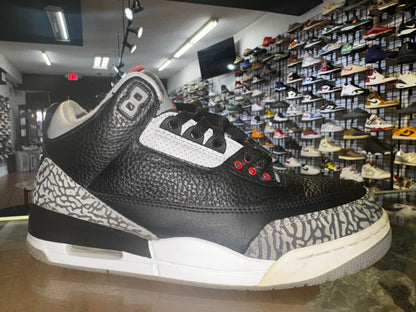 Size 7.5 Air Jordan 3 "Black Cement" (MAMO)