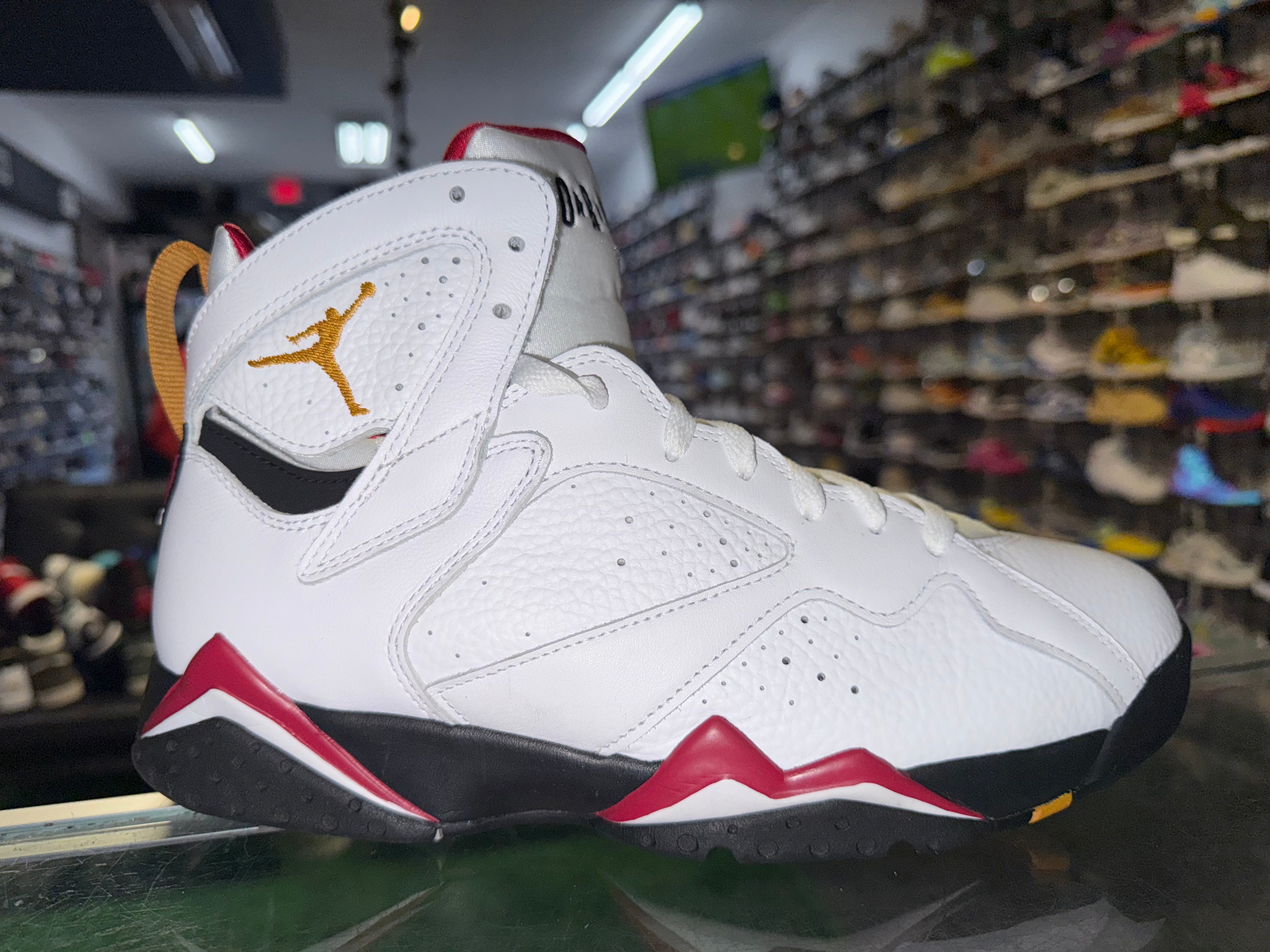 Size 9.5 Air Jordan 7 "Cardinal"