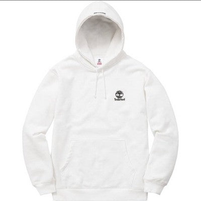 Size M Supreme x Timberland Hoodie “White”