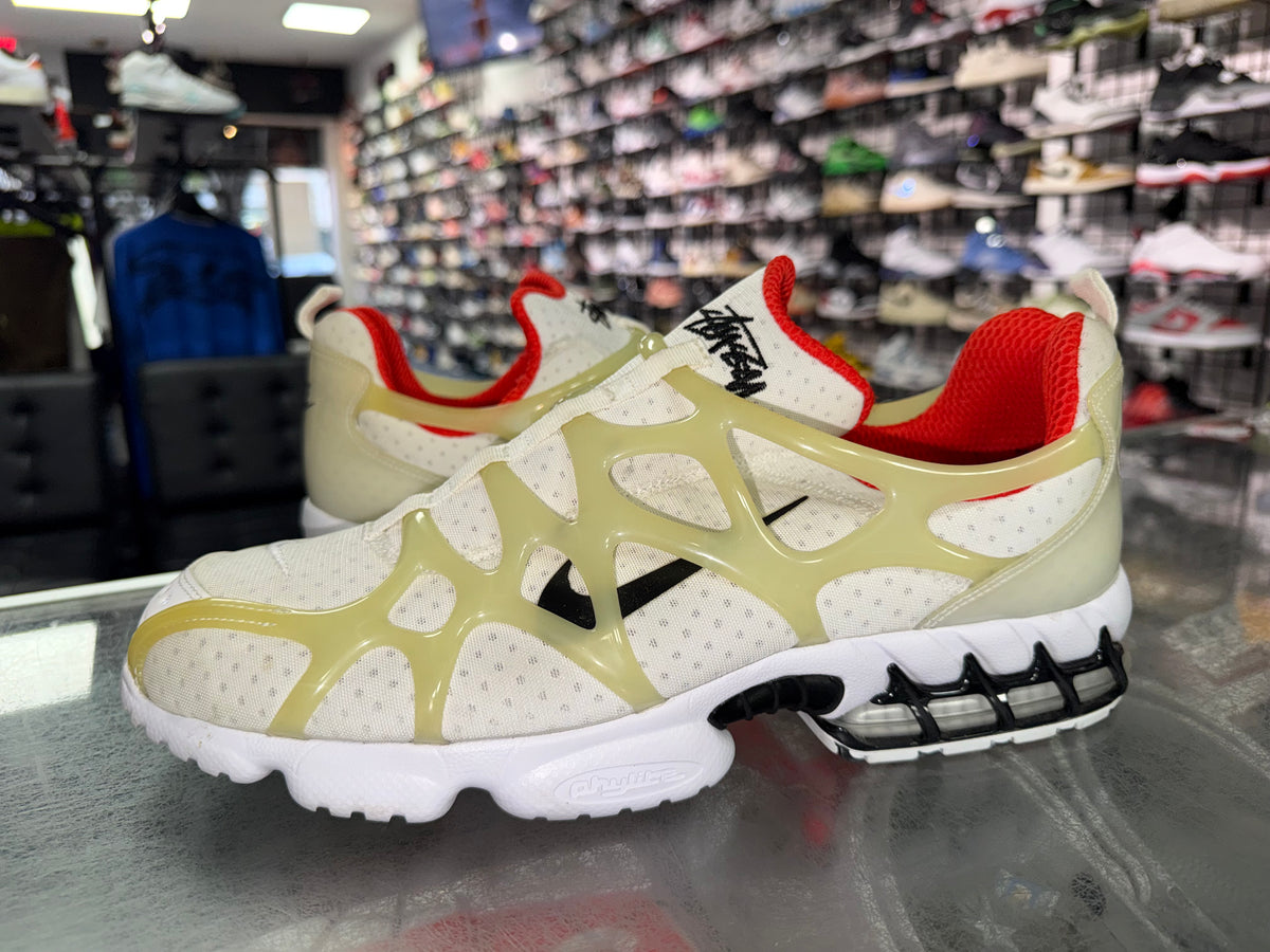 Size 13 Air Spiridon Cage 2 Stussy “White”