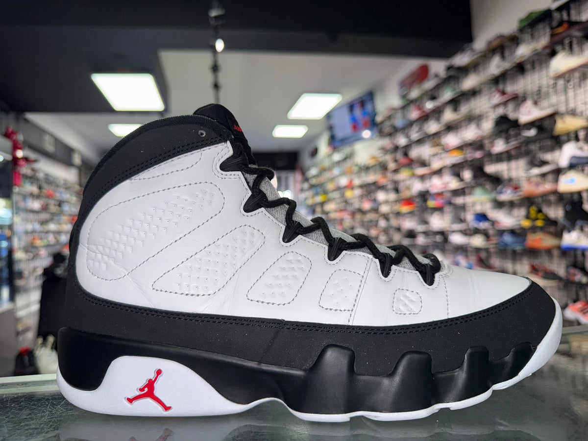 Air Jordan 9 OG Space Jam 2026 sneaker, pre-owned, size 10
