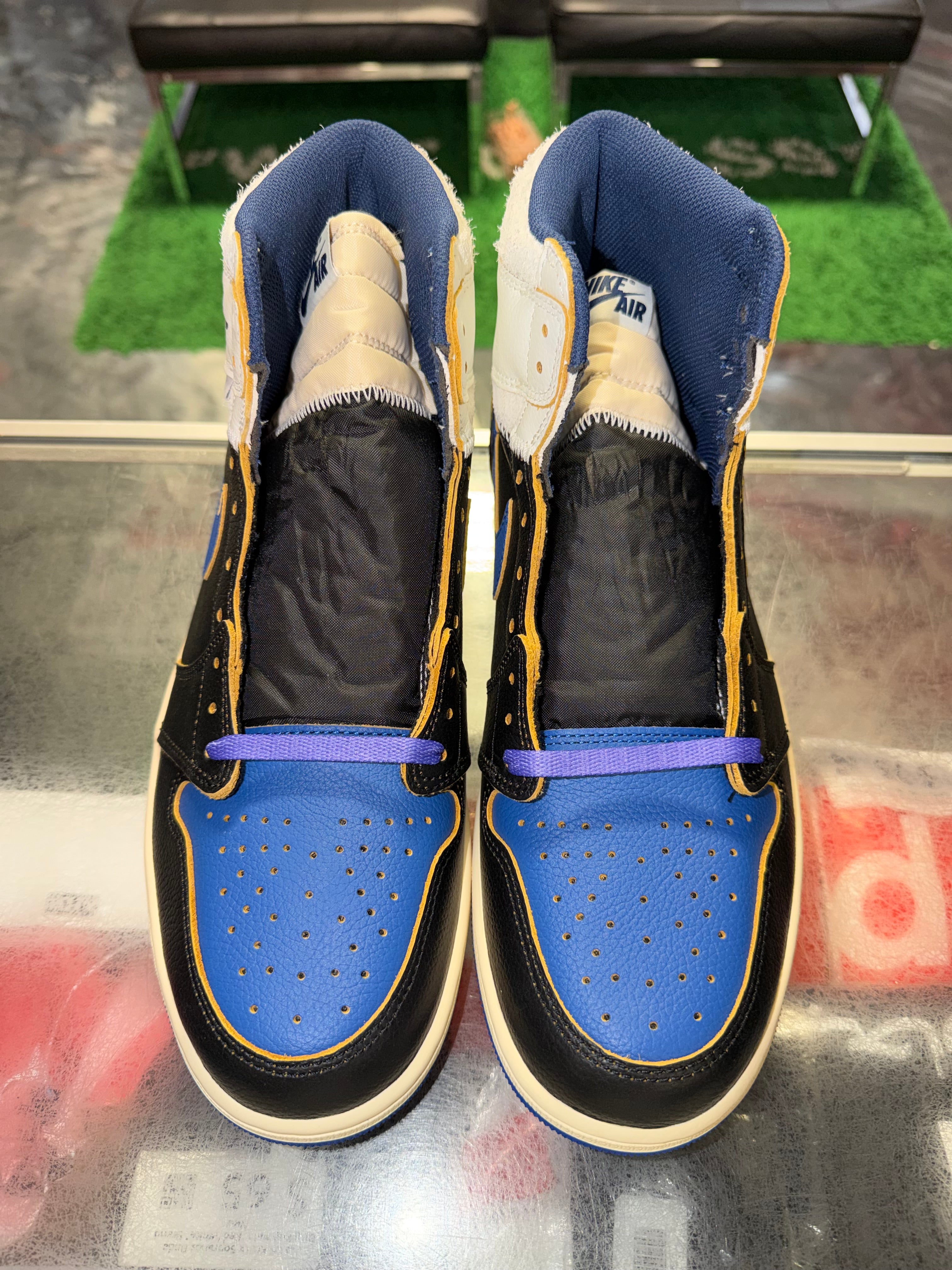 Size 8 Air Jordan 1 Fragment x Union "LA Sport Royal" Brand New