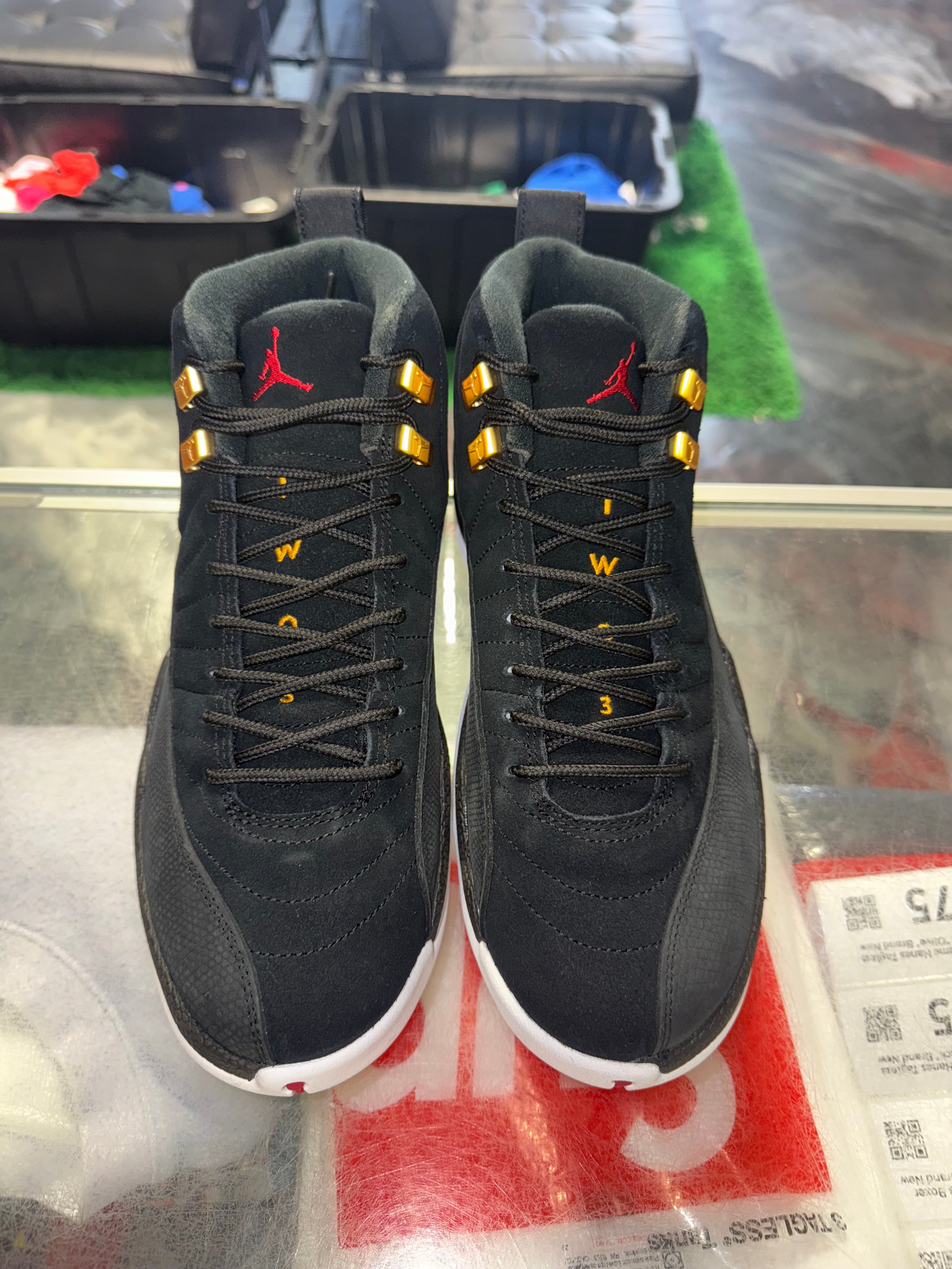 Size 8.5 Air Jordan 12 "Reverse Taxi" Brand New