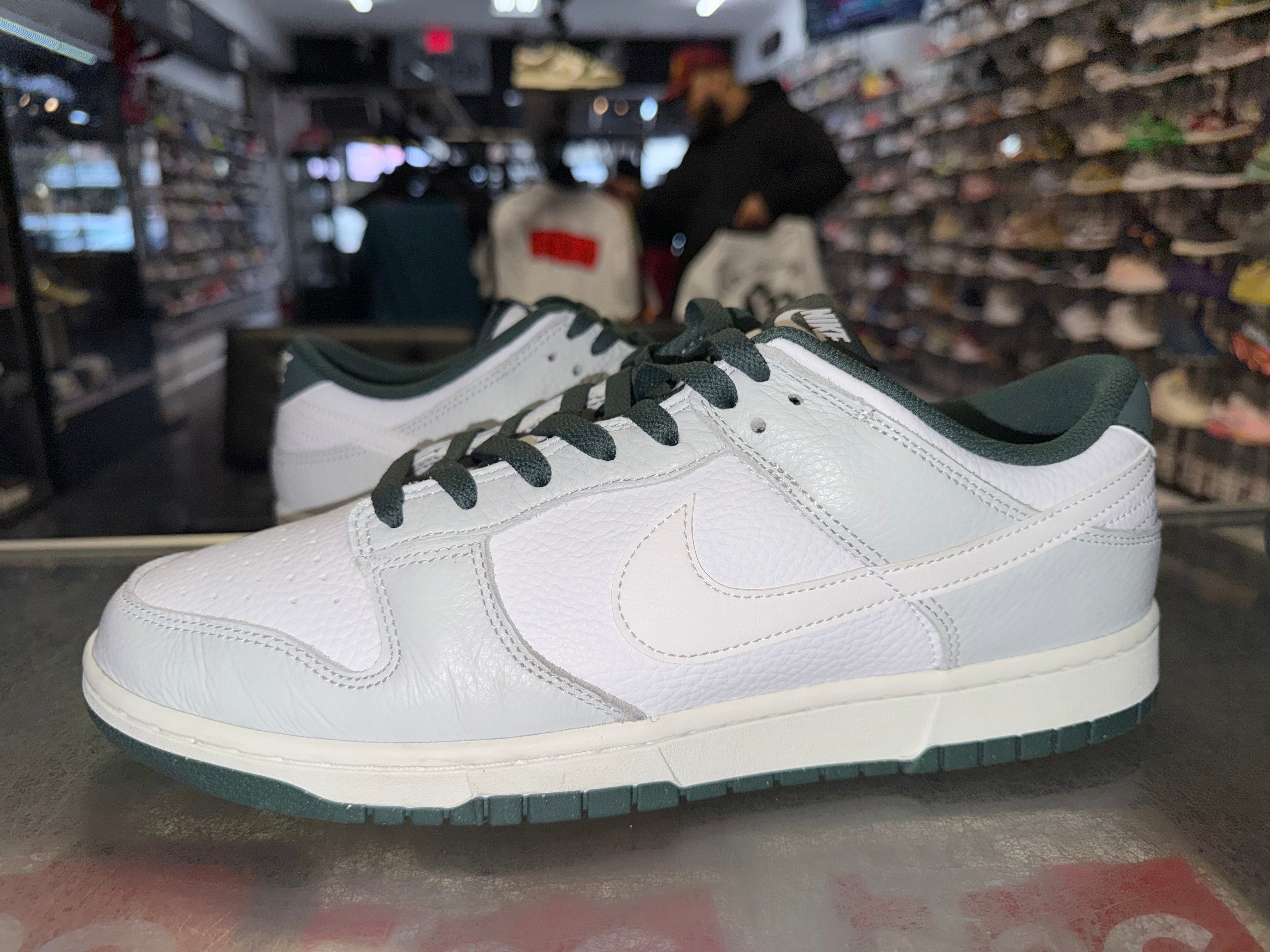 Size 13 Dunk Low "Photon Dust Vintage Green"