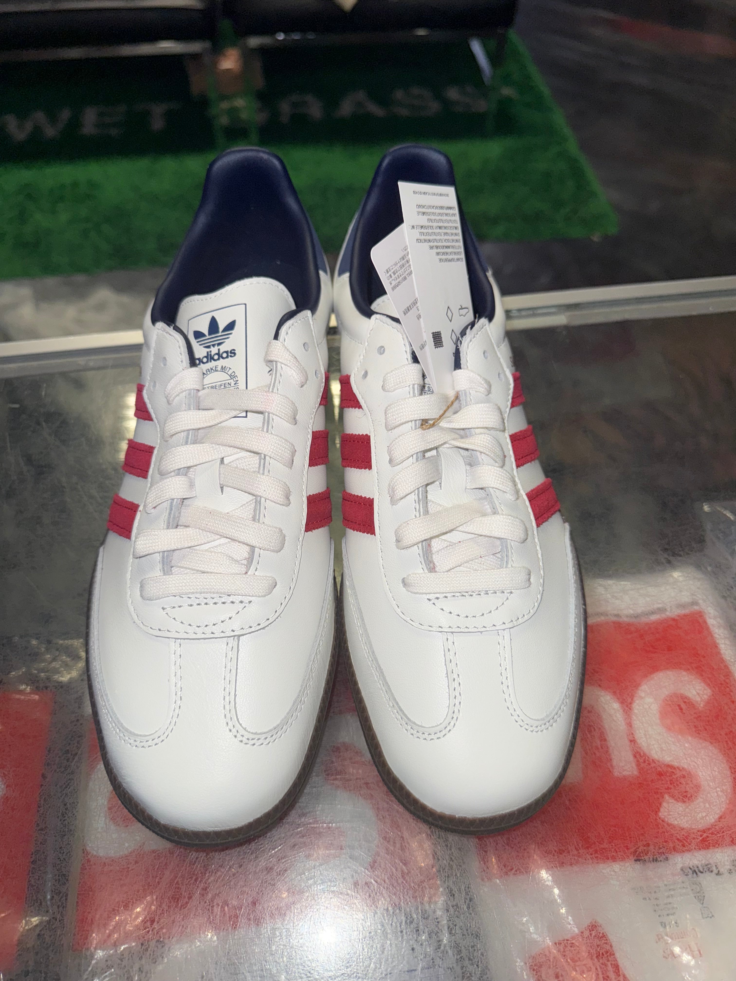 Size 10 Adidas Samba OG “Night Indigo Red” Brand New